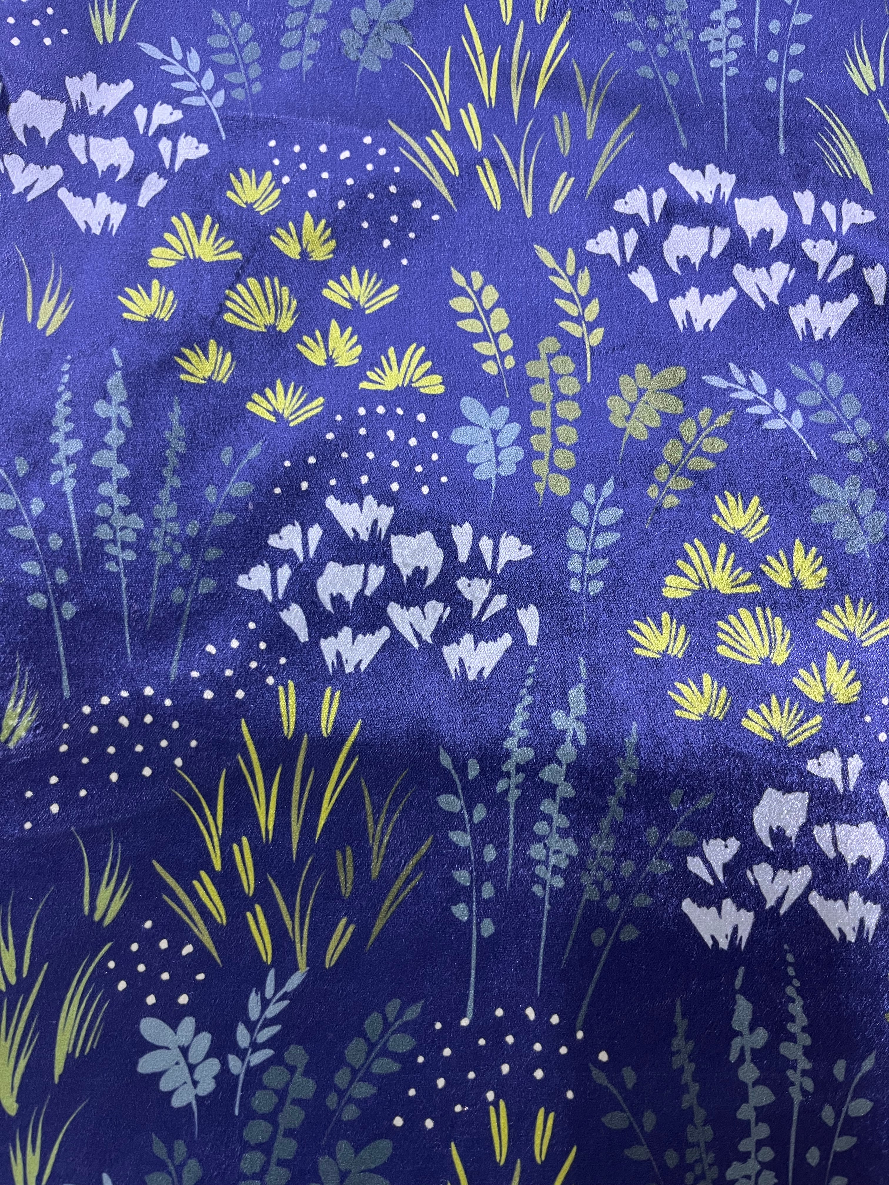 Core Parlak Kadife Puf / Yan Sehpa