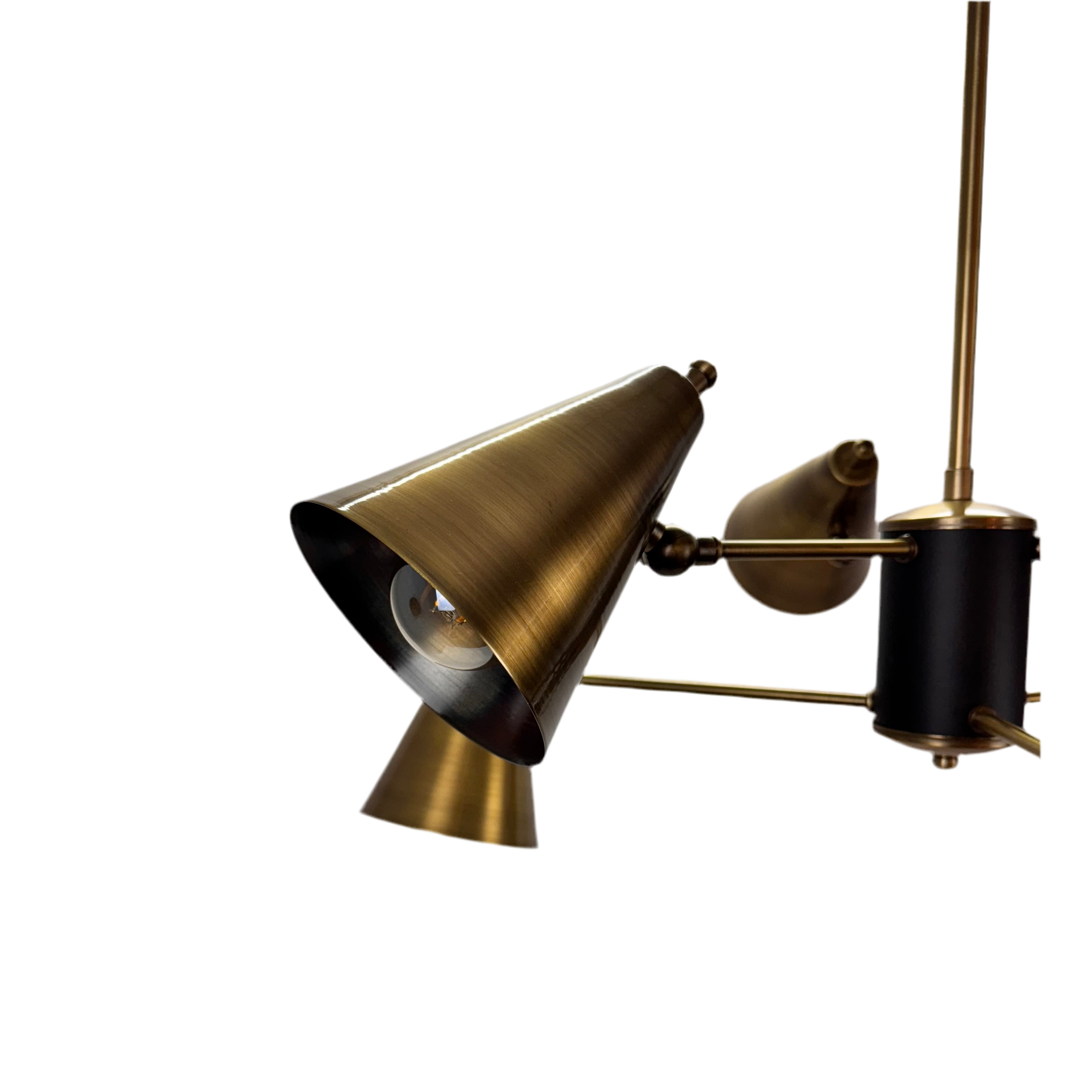 Corleone 6 Işıklı Hareketli İtalyan Avize