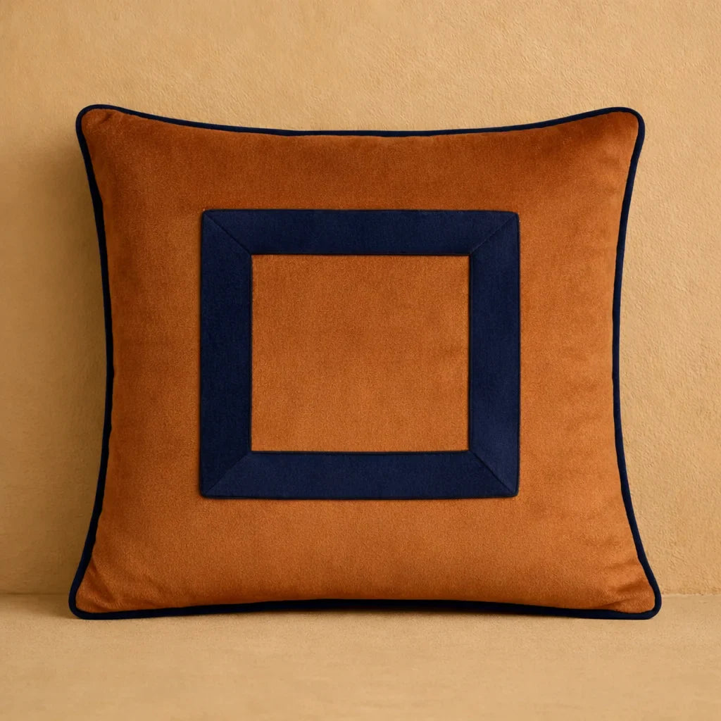 Cornice Taba-Lacivert Dekoratif Kırlent