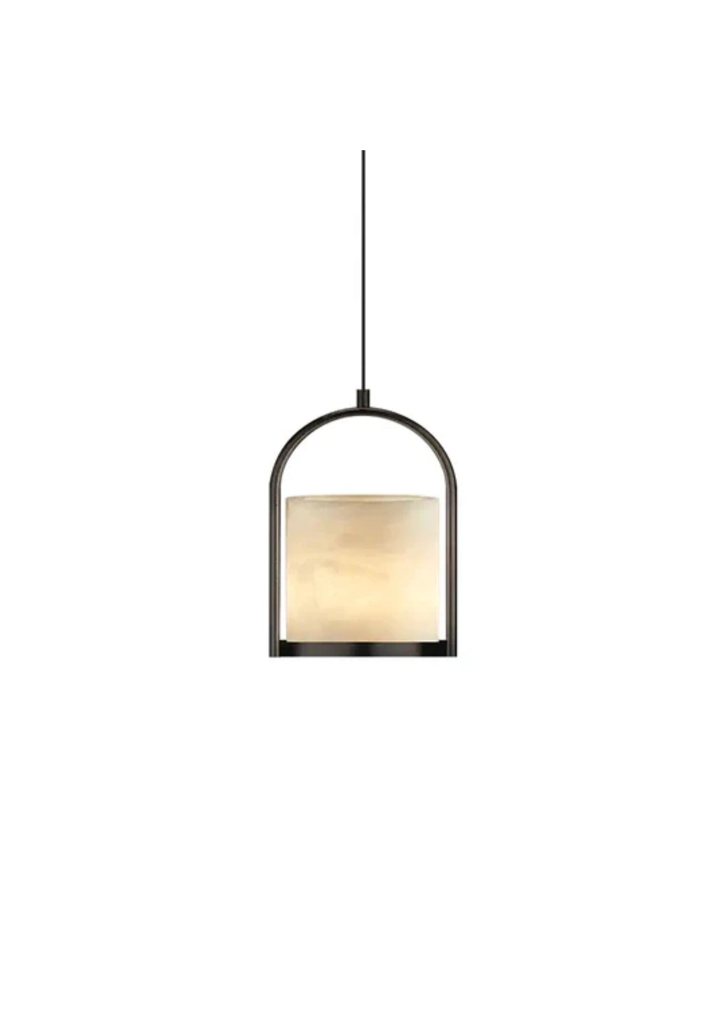 Cortland Mermer Sarkıt Tekli Avize-Avize-Ronisu Aydınlatma-20 cm x 30 cm-NowShopFun