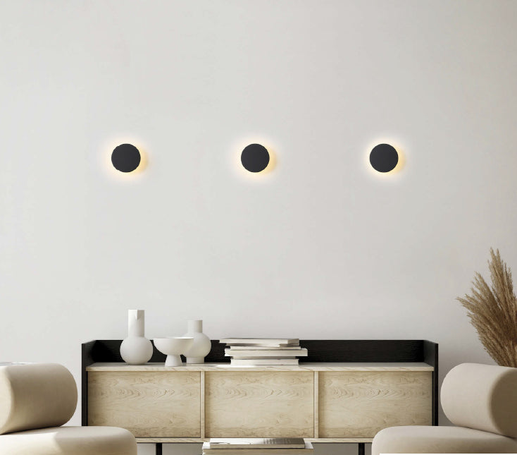 Corvus Apli̇K 1l Black Ø12x9 Cm Led 1x7.5w 3000k