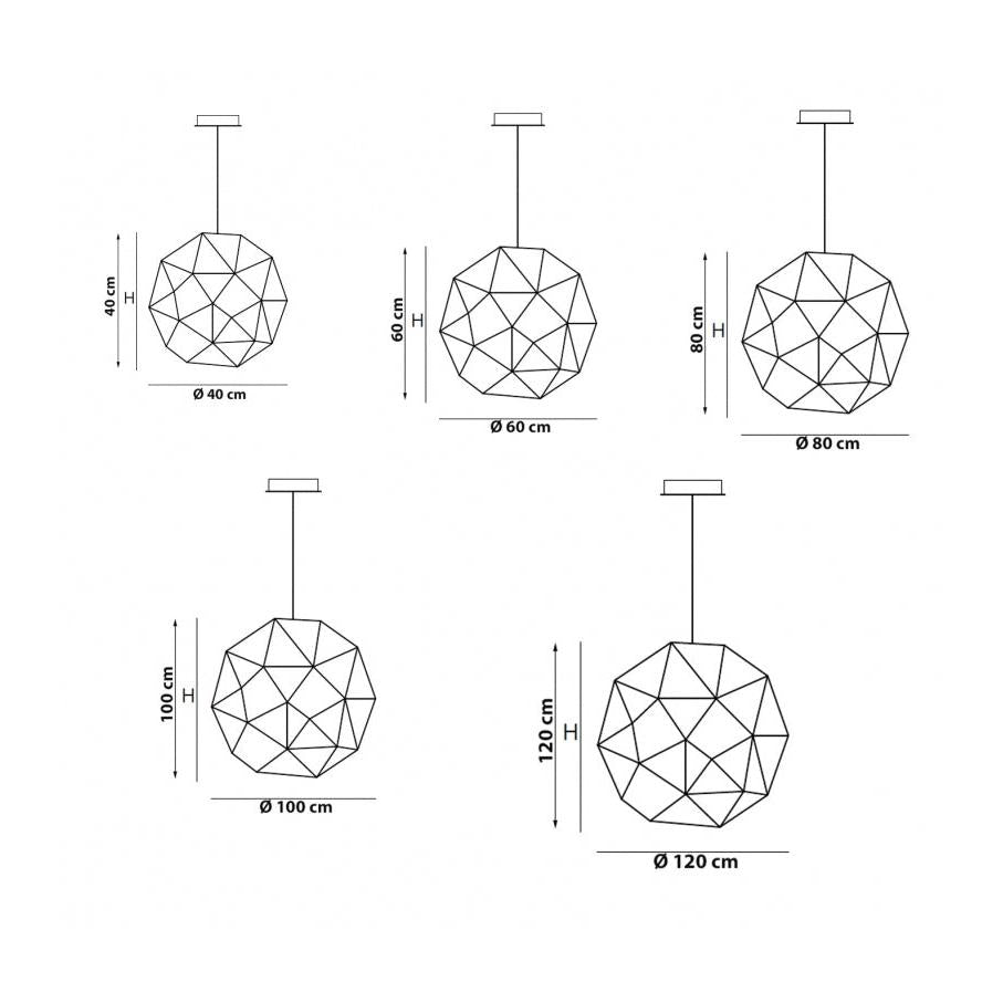 Cosmos Globe 20l Sarkit Gold Ø40x200 Cm 20x0.6w Led 2800k