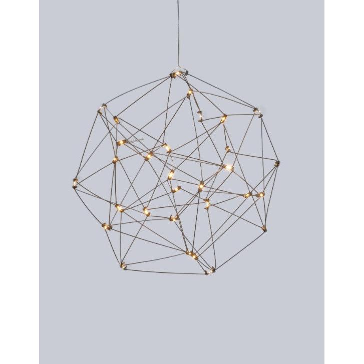 Cosmos Globe 47l Sarkit Nikel Ø80x200 Cm 47x0.6w Led 2800k