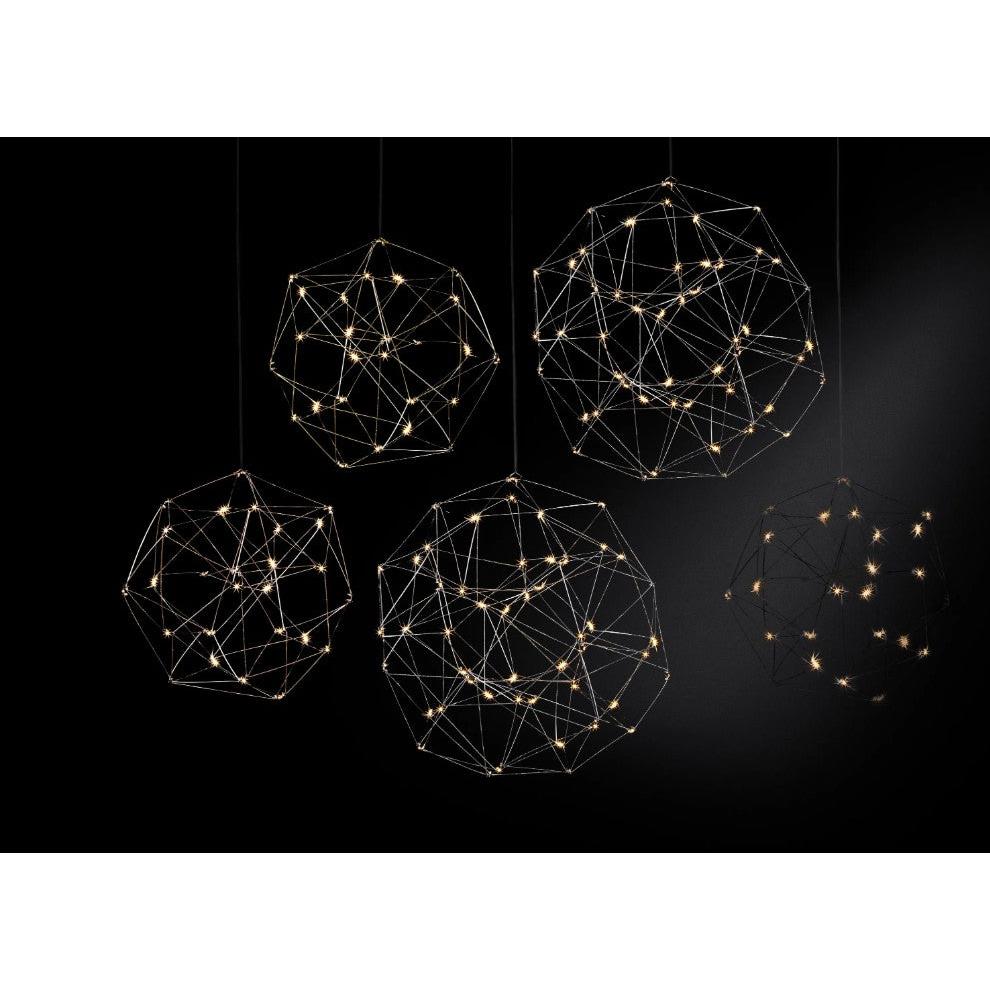 Cosmos Globe 47l Sarkit Nikel Ø80x200 Cm 47x0.6w Led 2800k