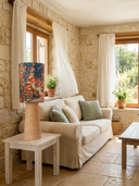 Cottage Bloom Taş Ev Abajur-Abajur-Lamba Mamba-NowShopFun