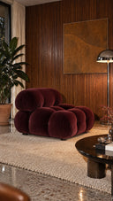 Cova Bordo Kadife Berjer-Berjer-Luméra Studio-NowShopFun