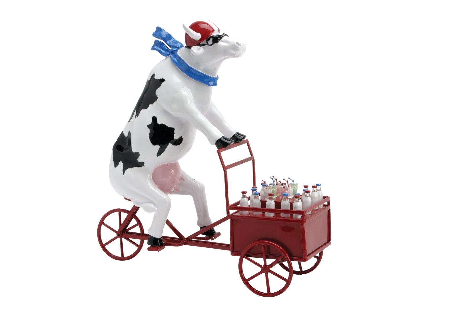 Lait Triporteur - El Yapımı İnek Figürü