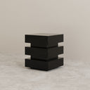 De Stijl Cubic Yan Sehpa / Tabure Küçük, Bej