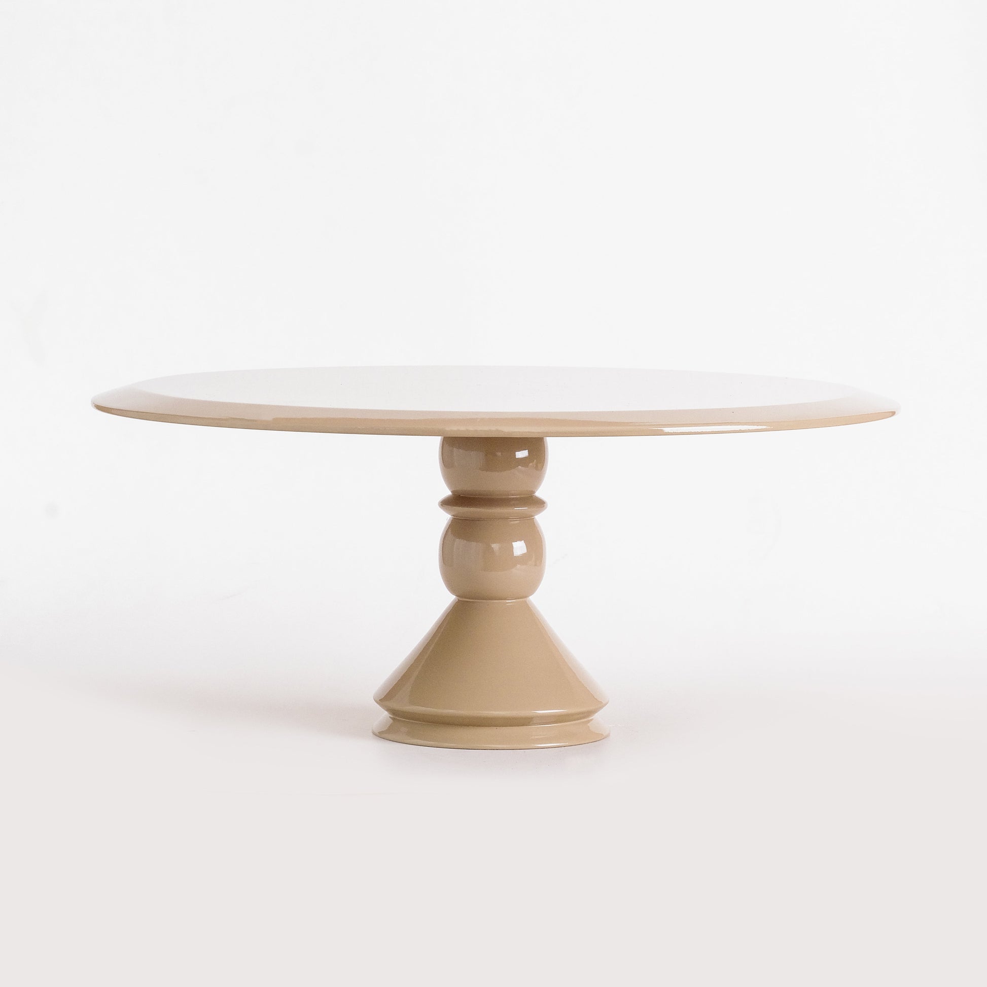 CRESCENDO CAKE STAND - Large, Dark Red