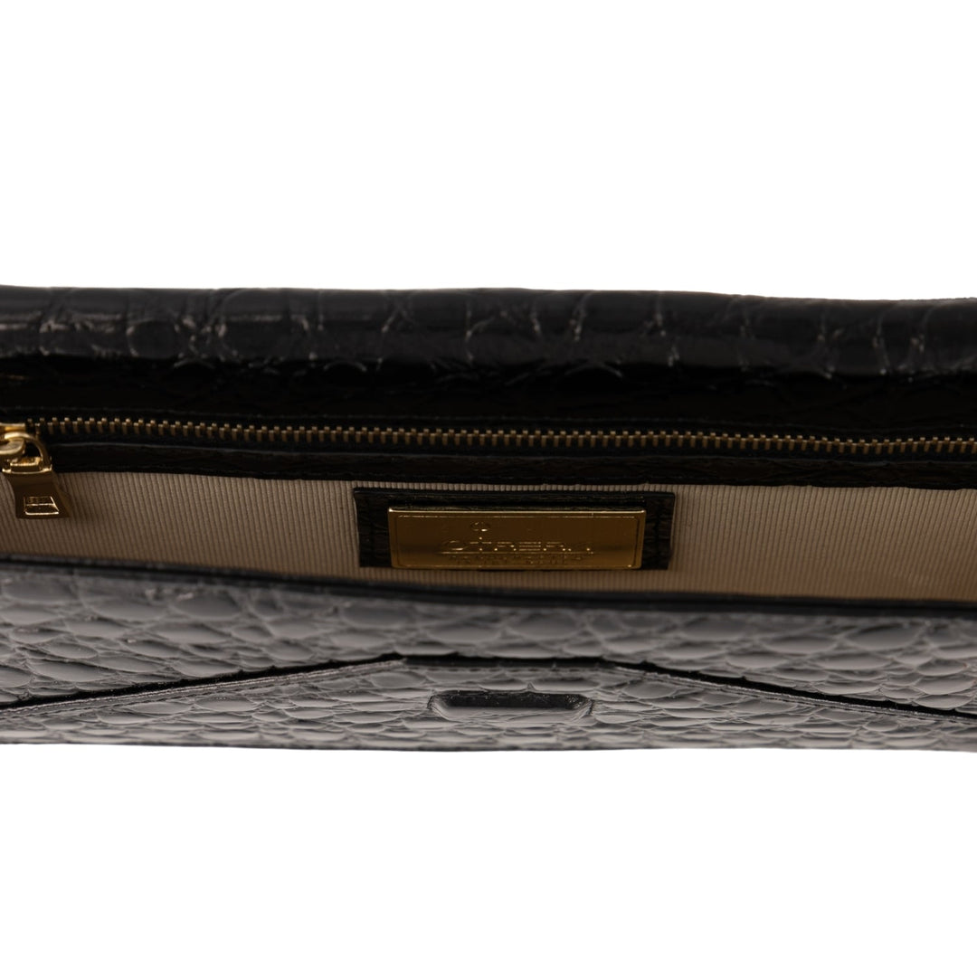 Croco Night Bag Clutch-Clutch-Otrera-Gümüş-NowShopFun