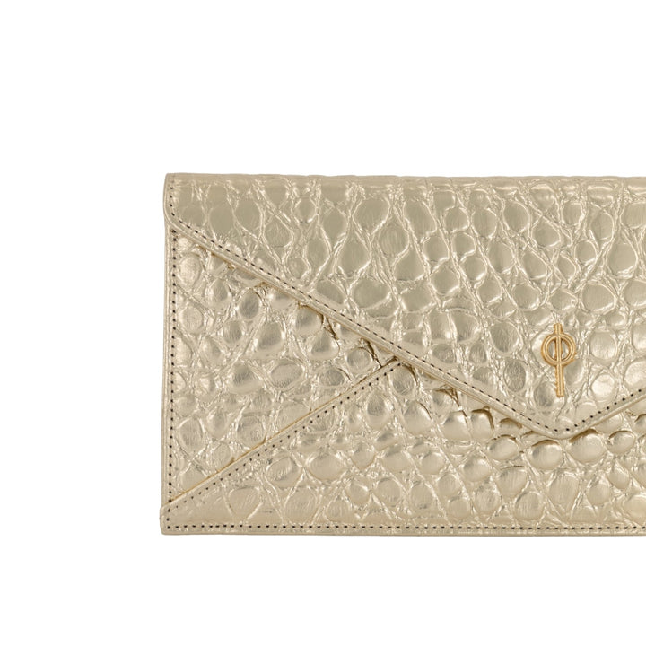 Croco Night Bag Clutch-Clutch-Otrera-Gümüş-NowShopFun