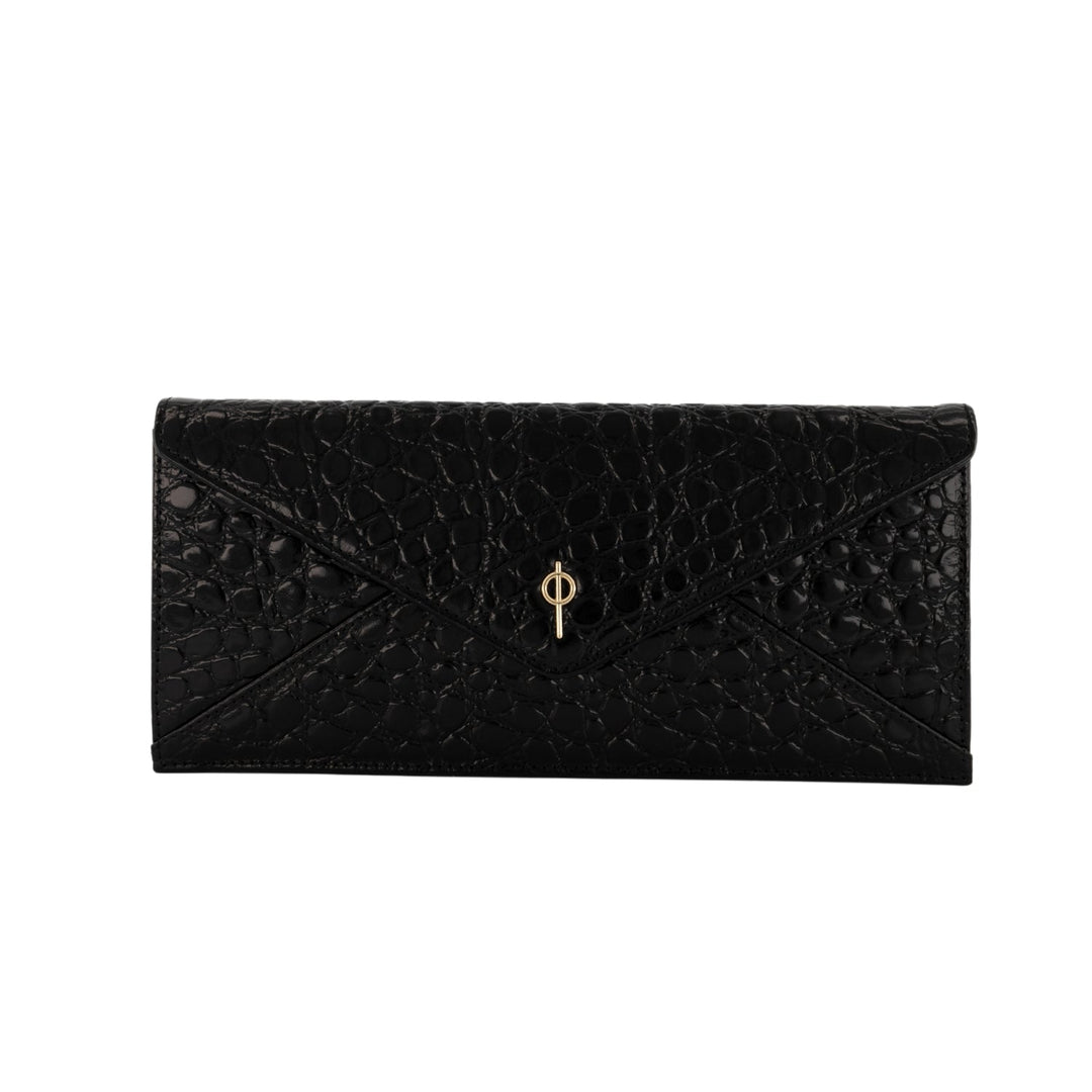 Croco Night Bag Clutch-Clutch-Otrera-Gümüş-NowShopFun