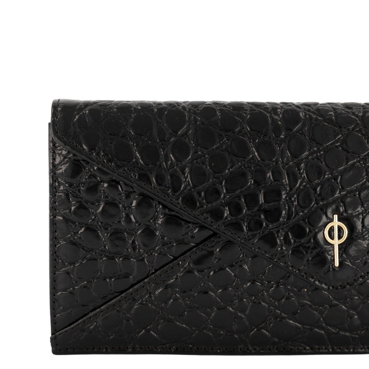 Croco Night Bag Clutch-Clutch-Otrera-Gümüş-NowShopFun