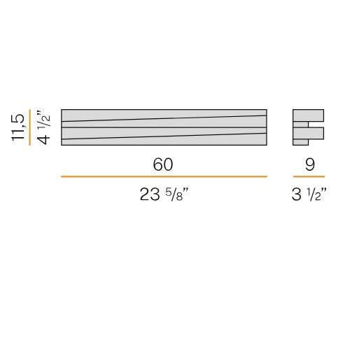Cross Apli̇K Mat Pi̇Ri̇Nç Ø60x9x11.5 Cm Led 3000k