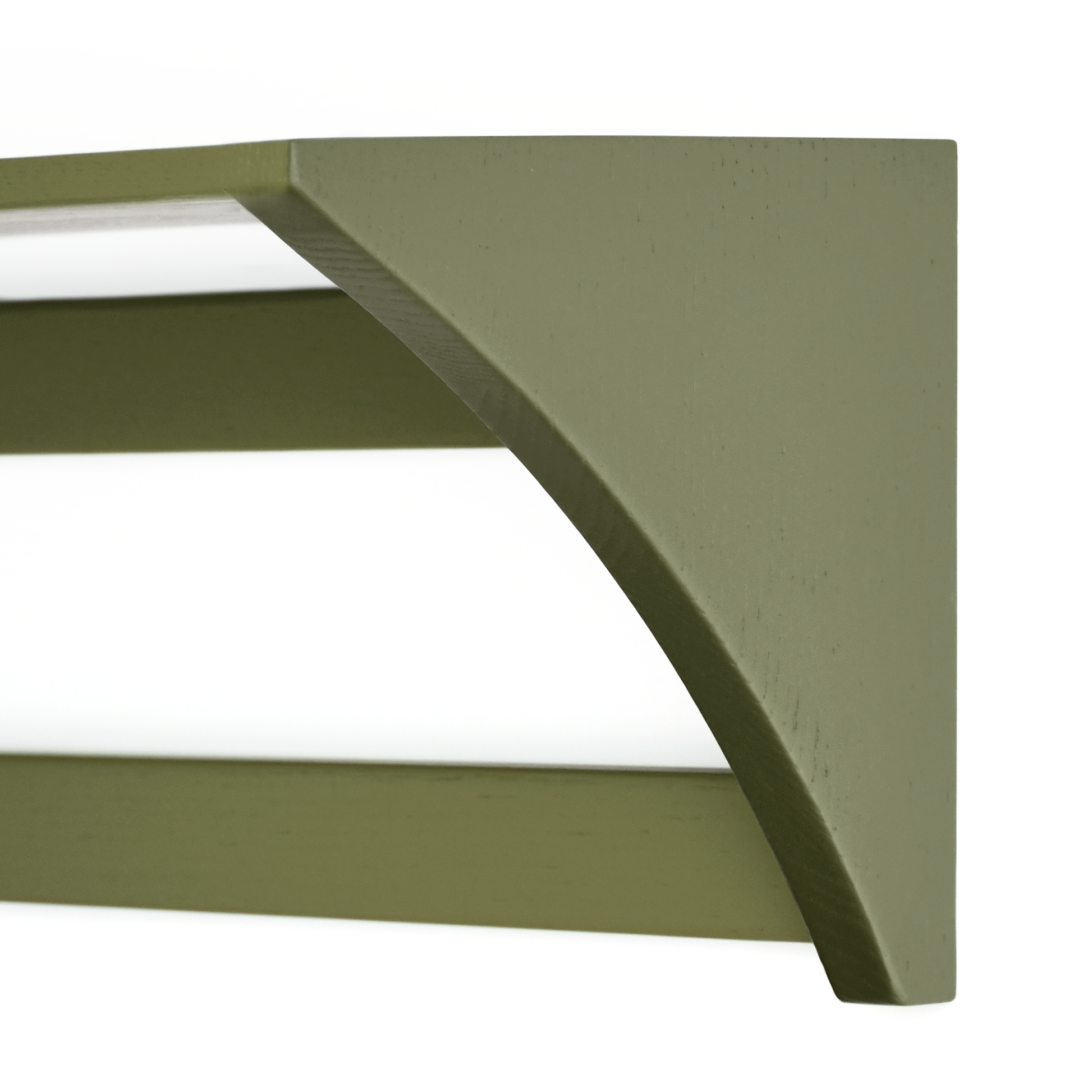 Curve Raf - 45 cm | Çimento Gri - So-Mass
