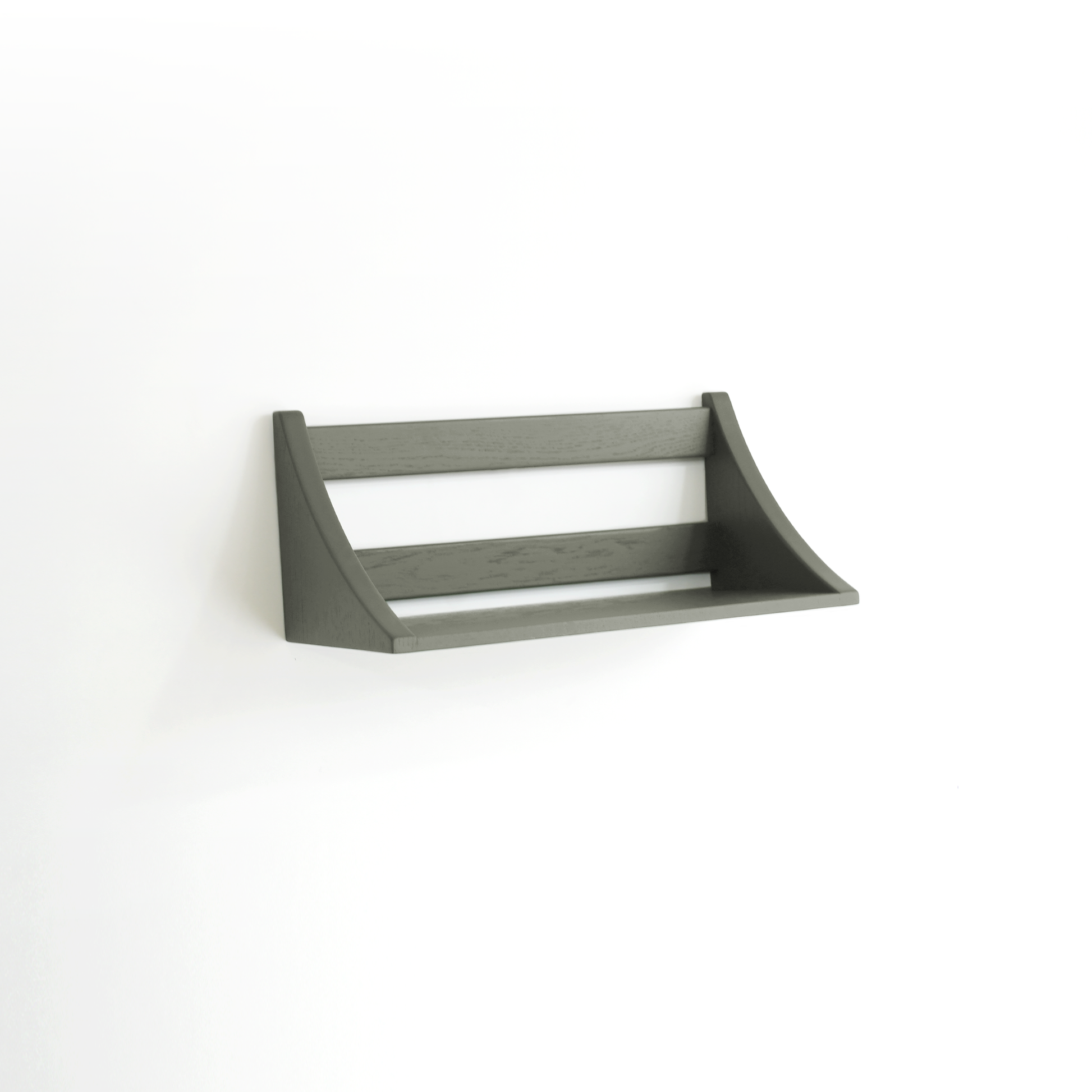 Curve Raf - 45 cm | Çimento Gri - So-Mass