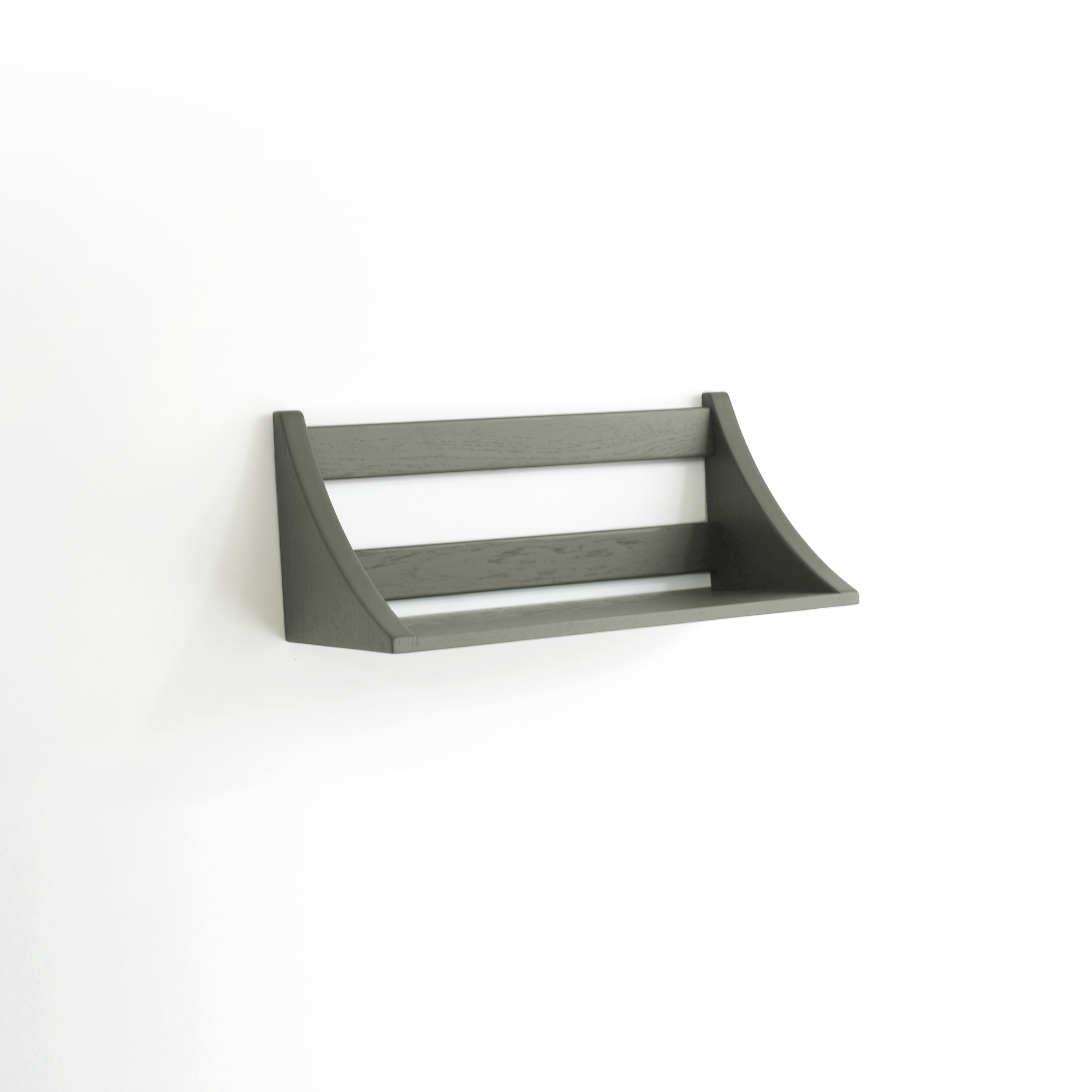 Curve Raf - 45 cm | Çimento Gri - So-Mass
