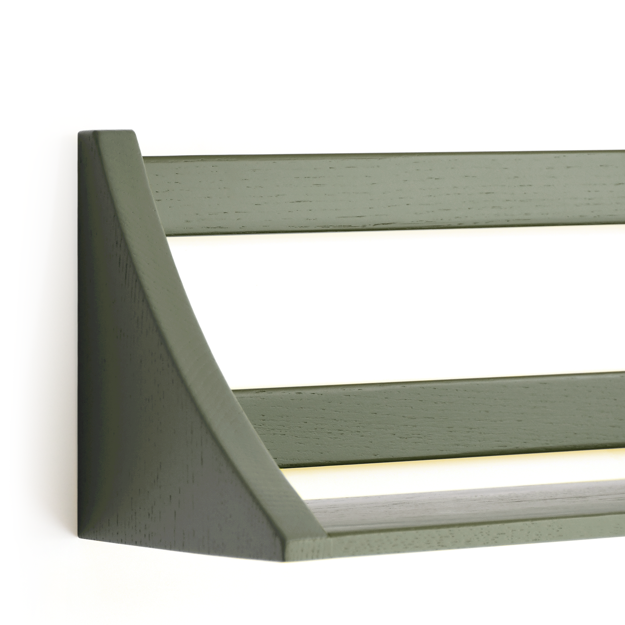 Curve Raf - 45 cm | Çimento Gri - So-Mass