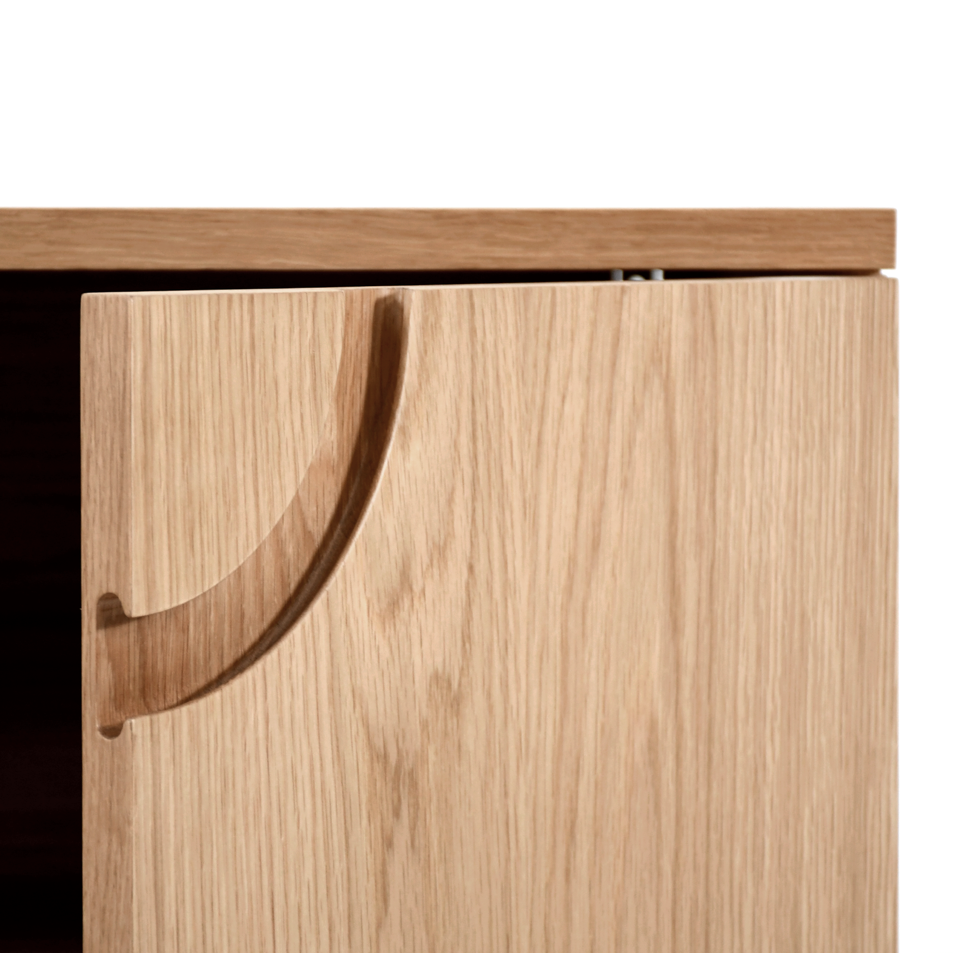 Cut Out Konsol Natürel Meşe