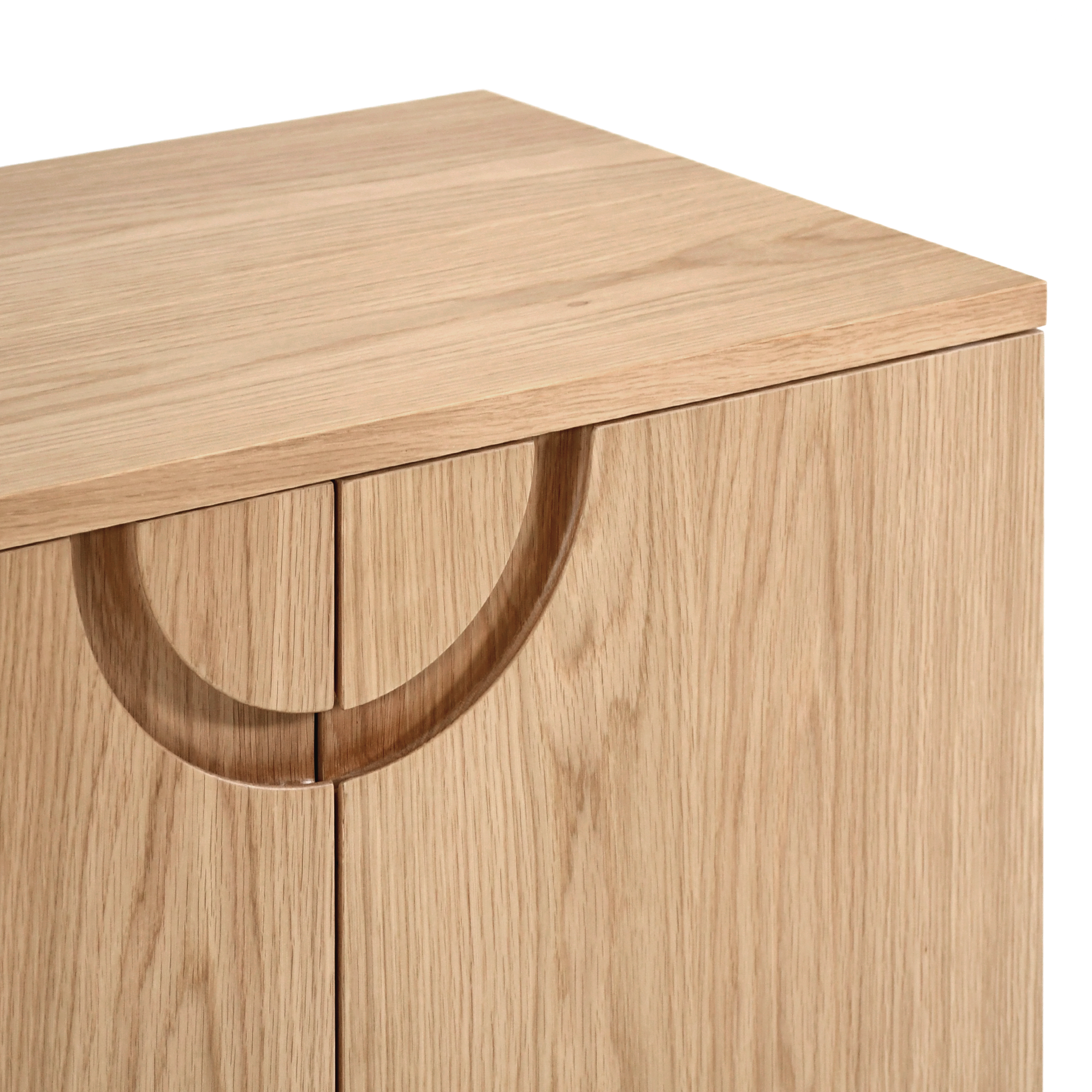 Cut Out Konsol Natürel Meşe