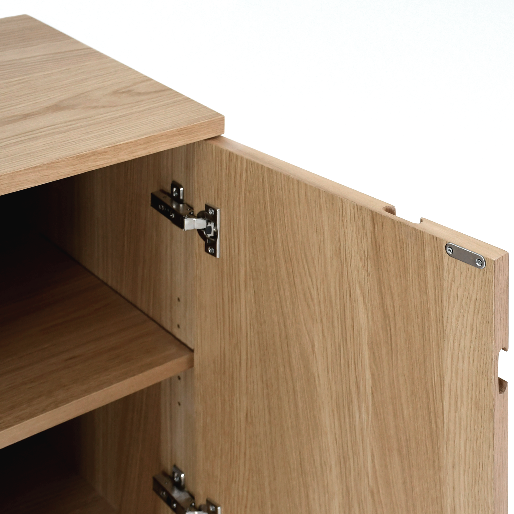 Cut Out Konsol Natürel Meşe