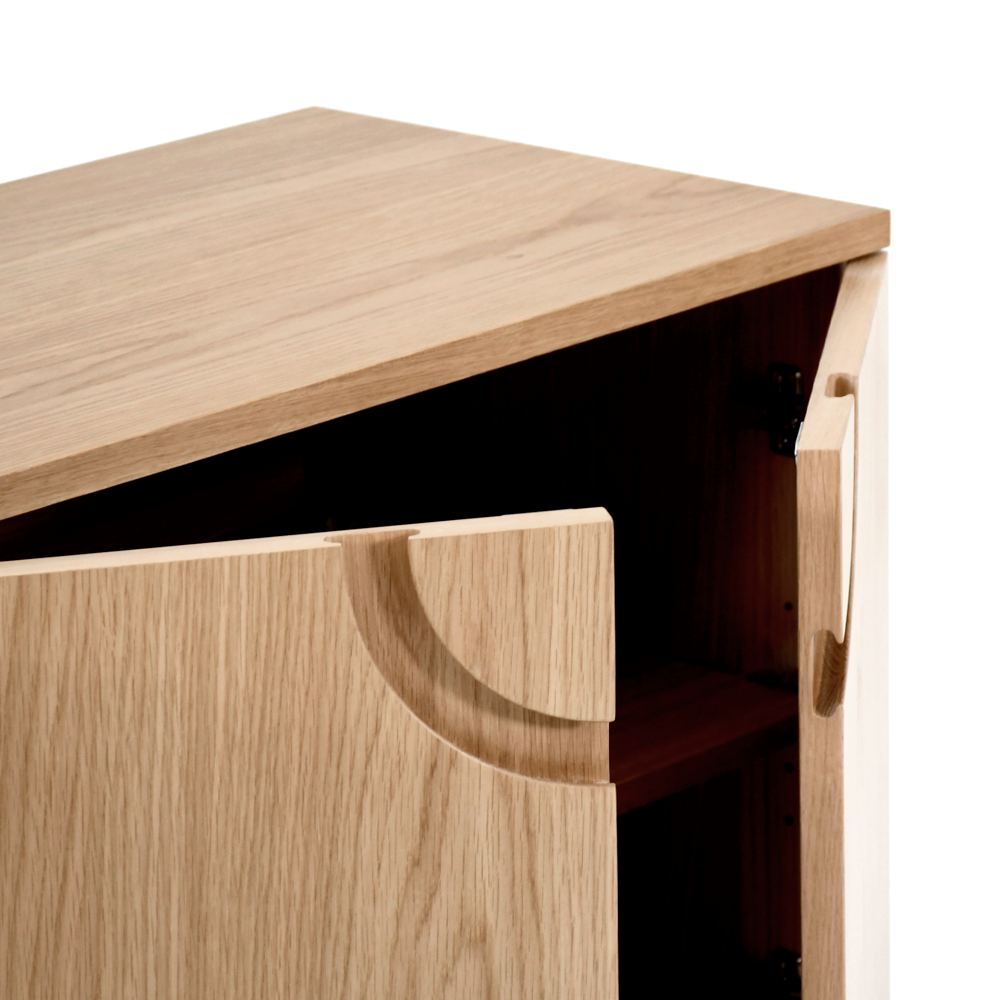 Cut Out Konsol Natürel Meşe