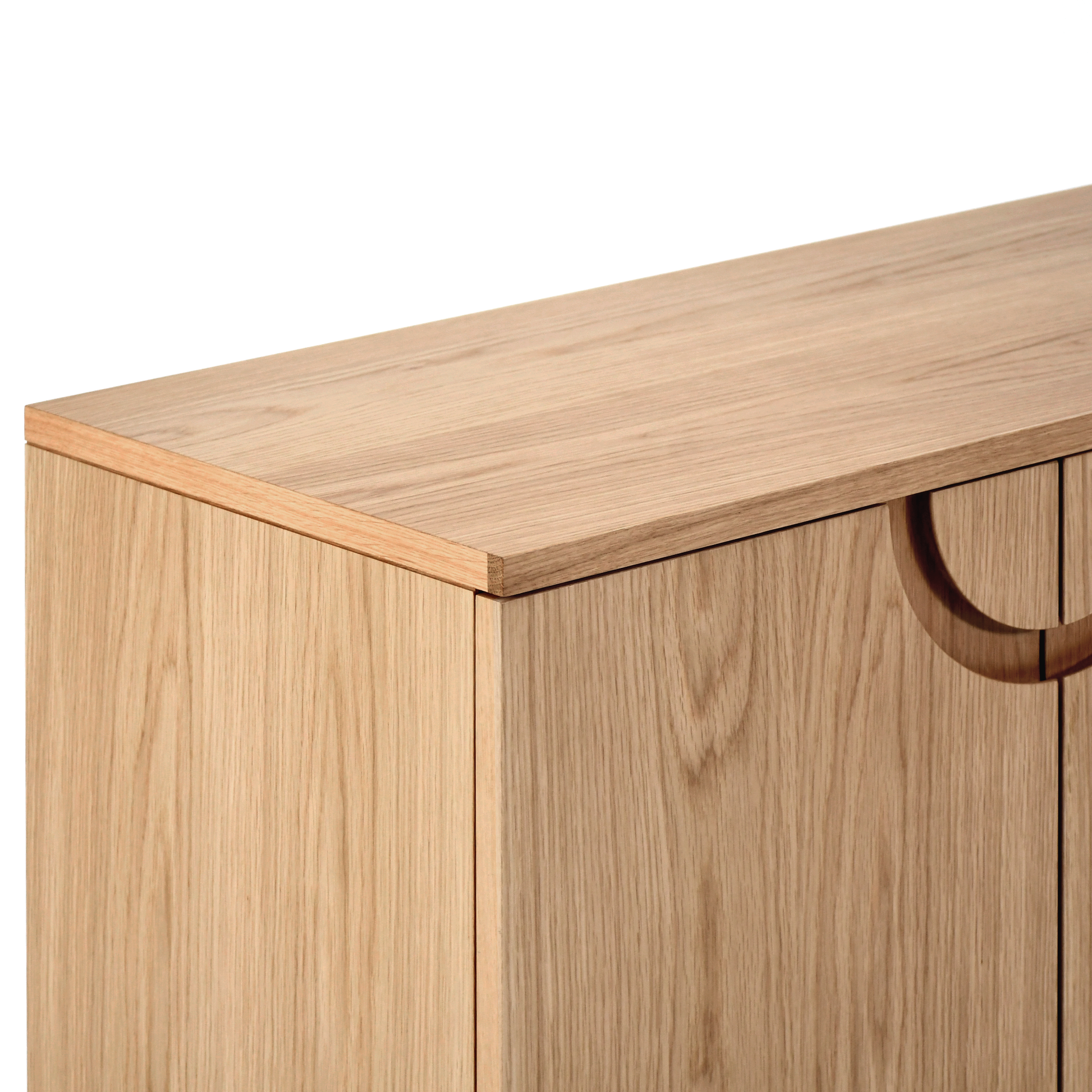 Cut Out Konsol Natürel Meşe