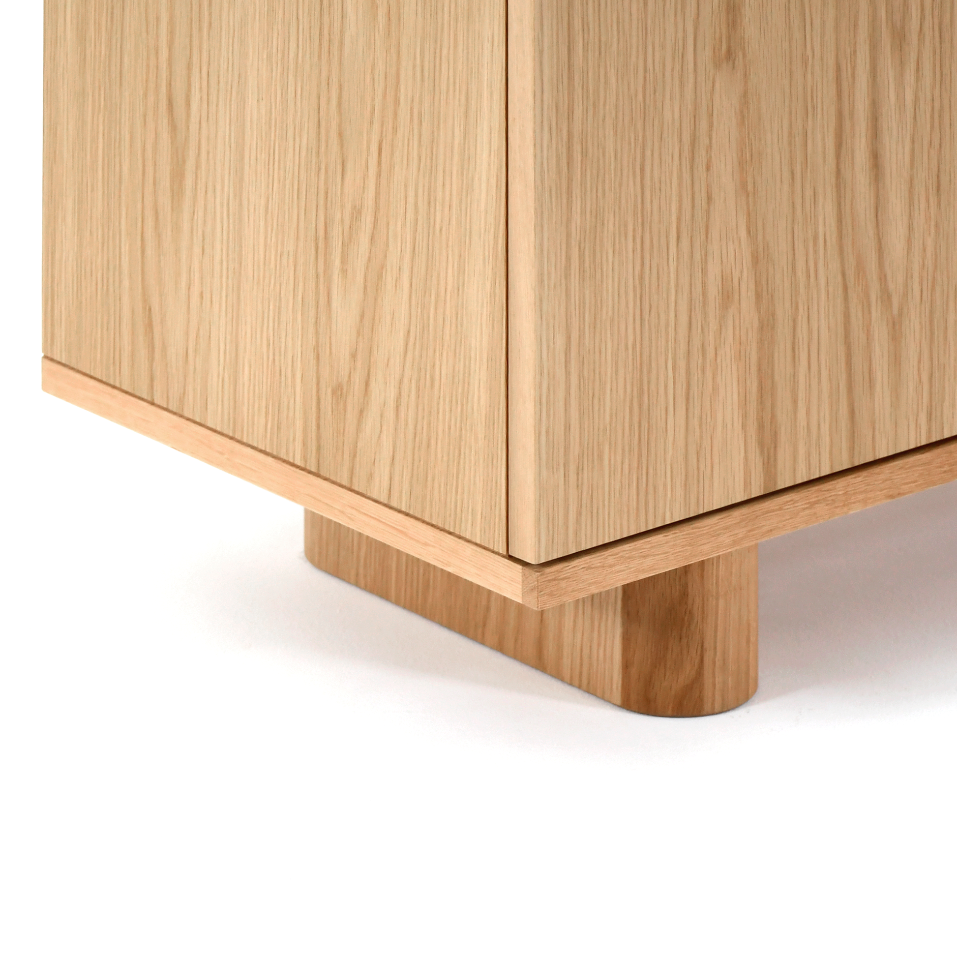 Cut Out Konsol Natürel Meşe