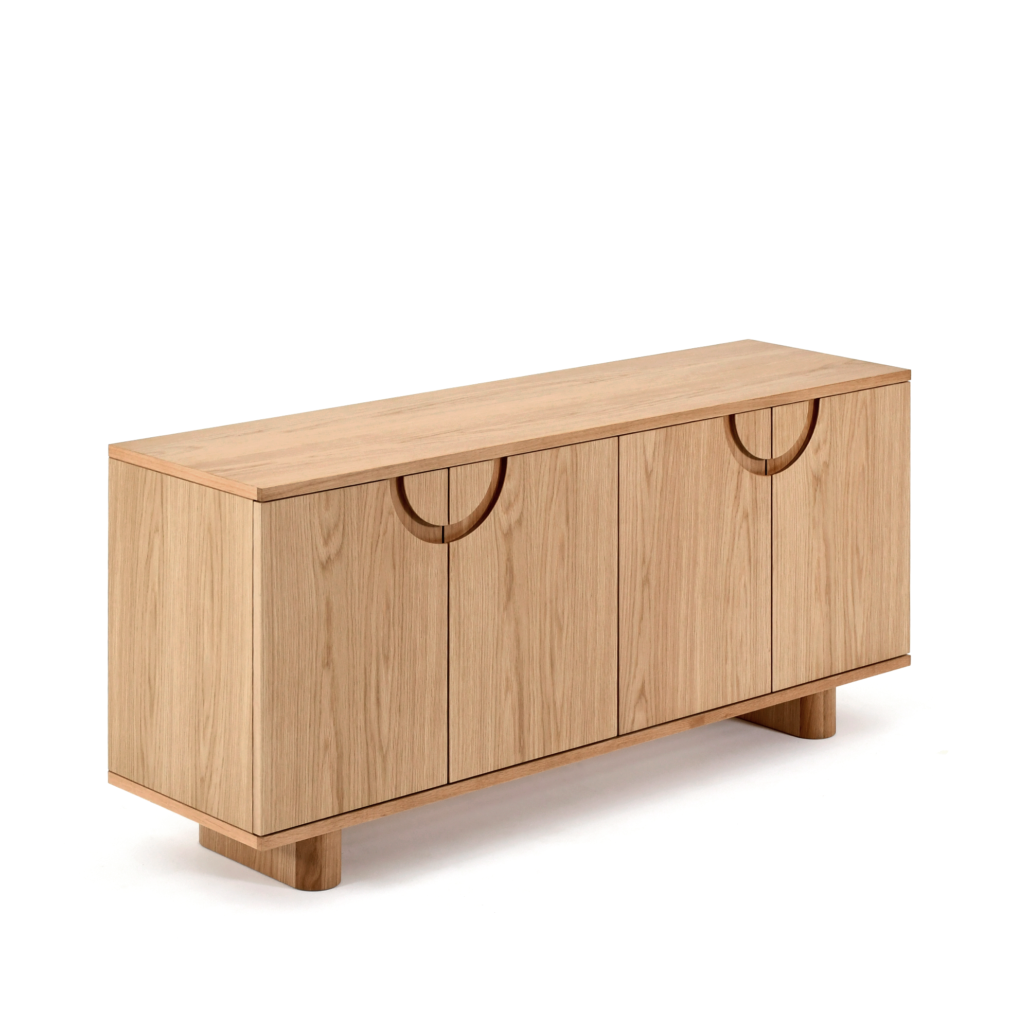 Cut Out Konsol Natürel Meşe