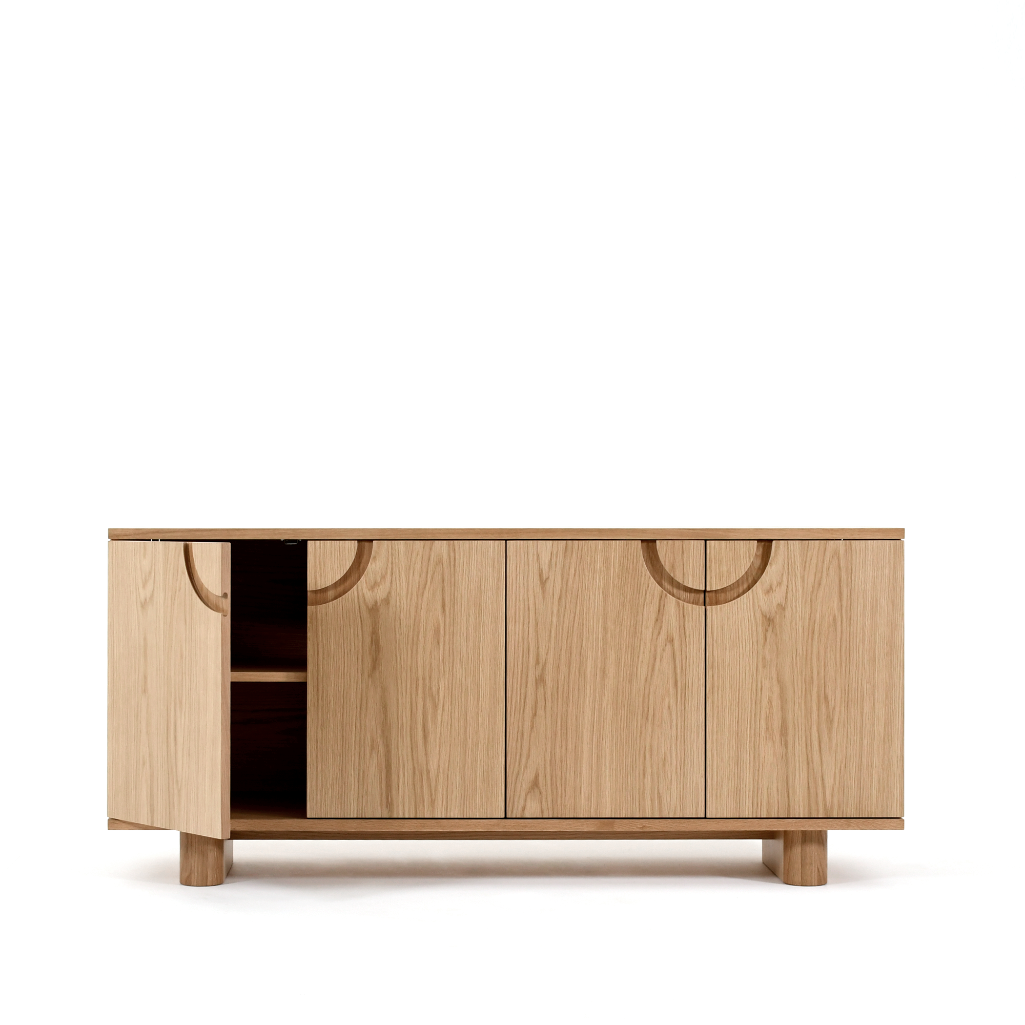 Cut Out Konsol Natürel Meşe