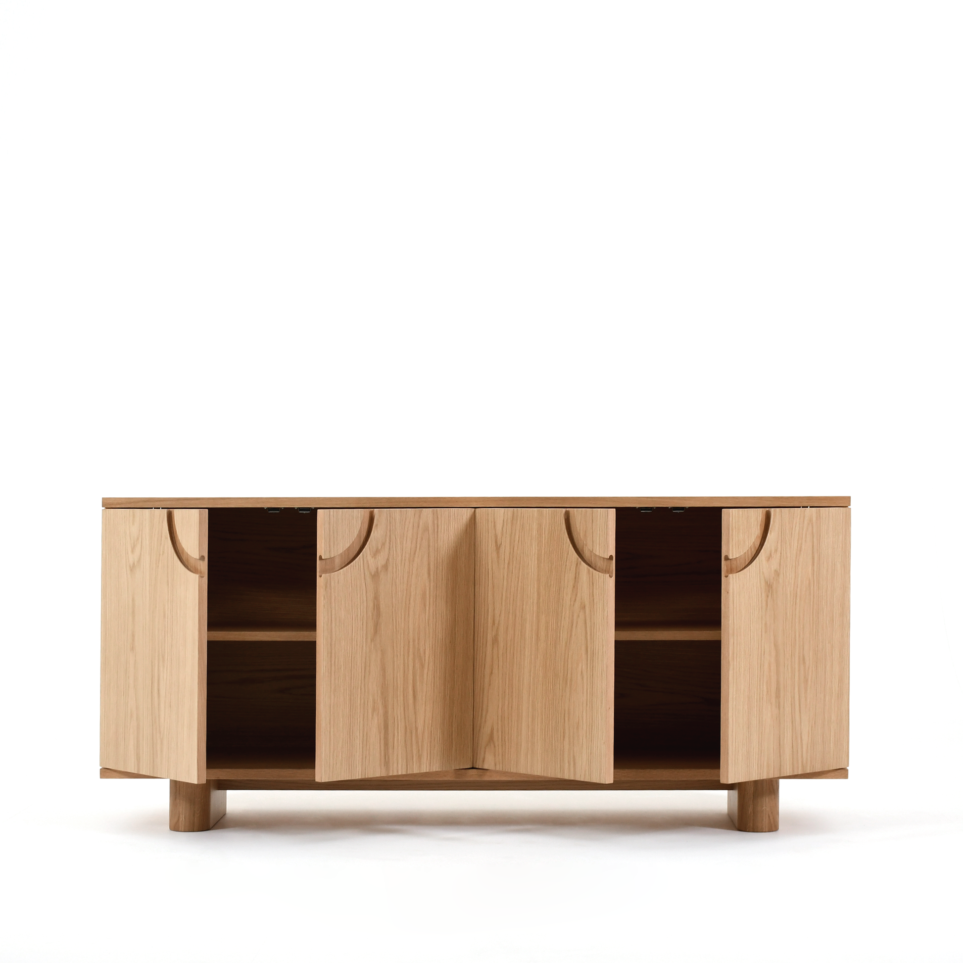 Cut Out Konsol Natürel Meşe