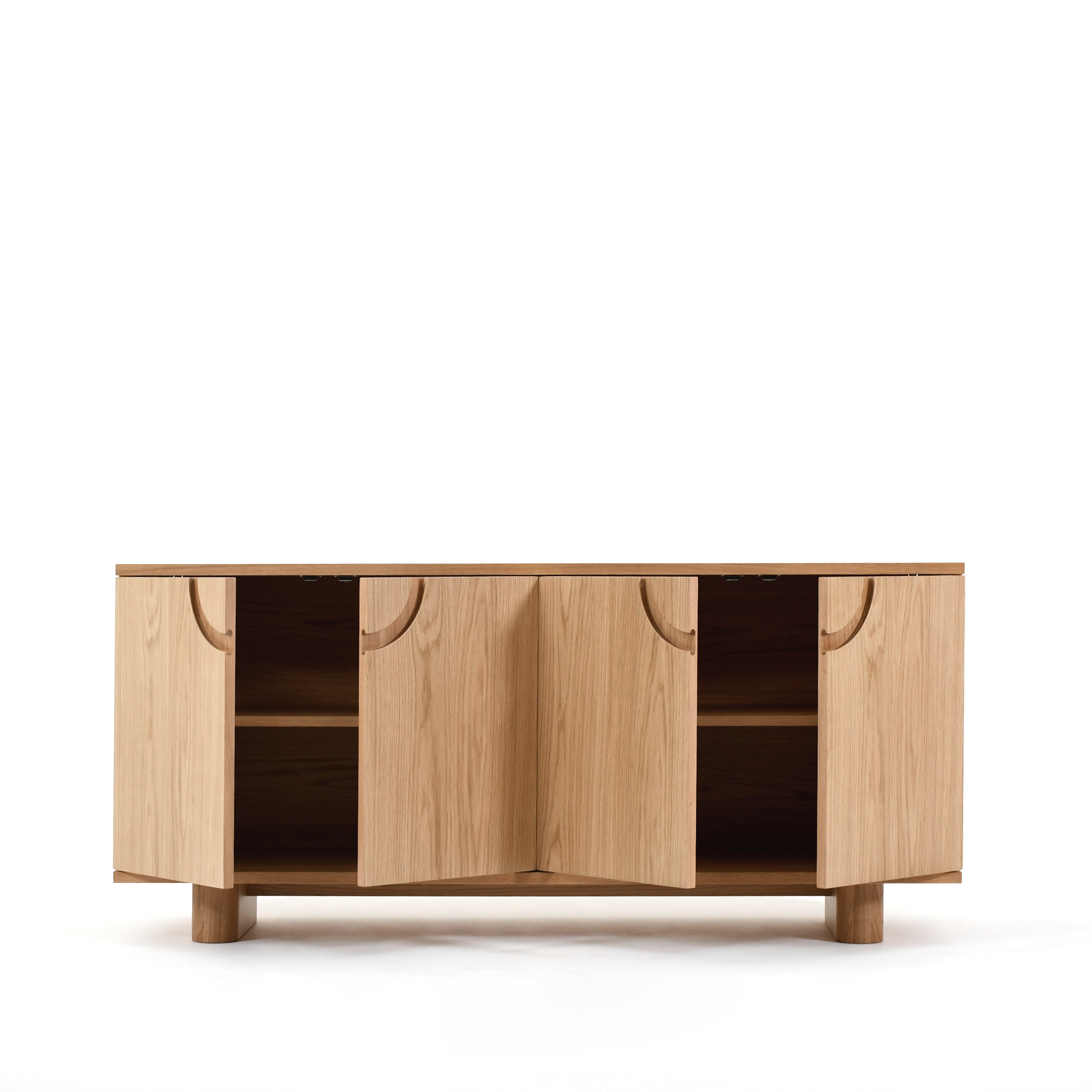 Cut Out Konsol Natürel Meşe