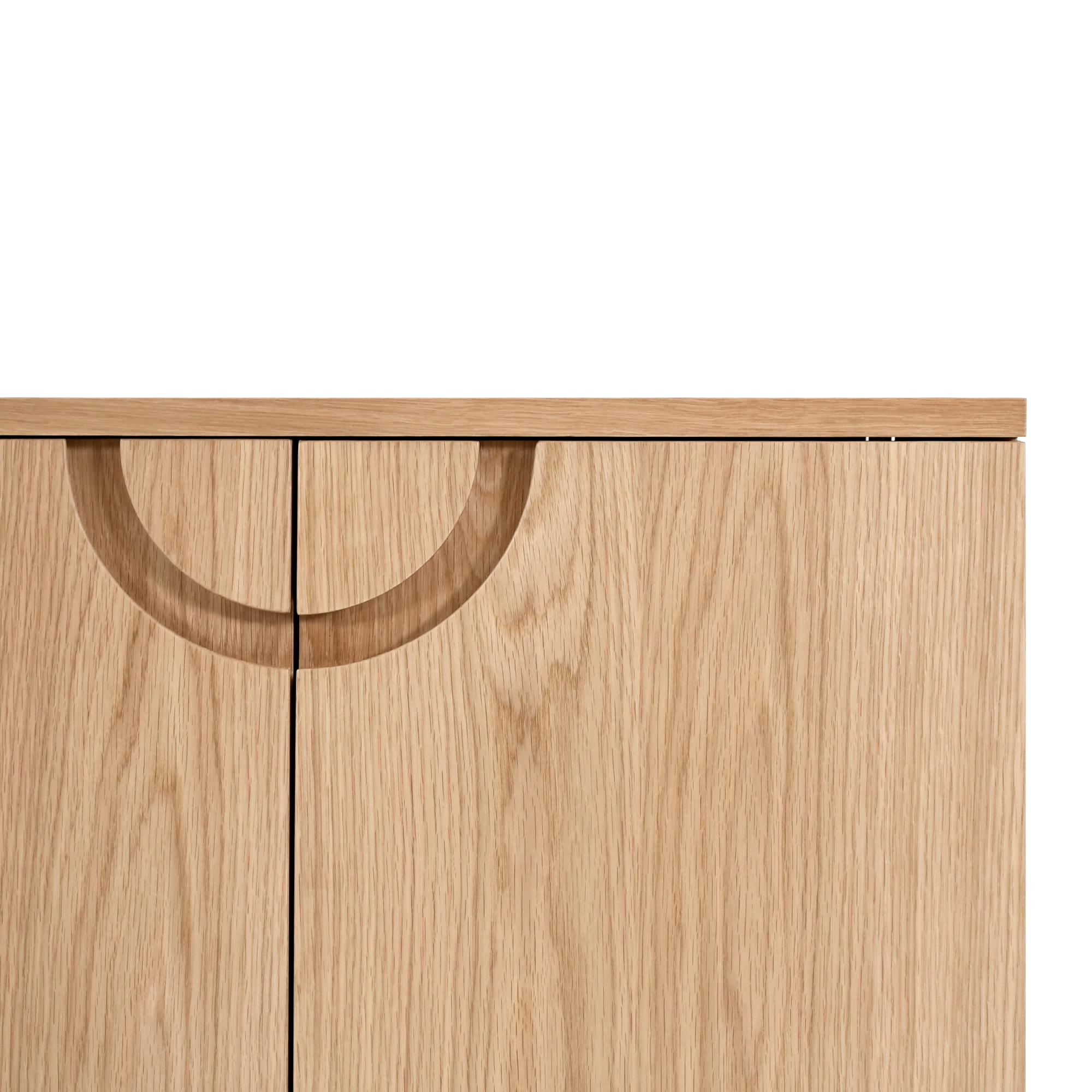 Cut Out Konsol Natürel Meşe