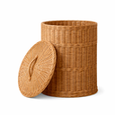 Minty Rattan Organizer Sepet