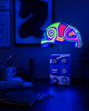 Neon Echoes: Luminara Masa Lambası