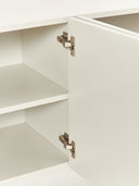 Dado Modern Ahşap Dressoir 180cm Bej ve Zeytin Yeşili