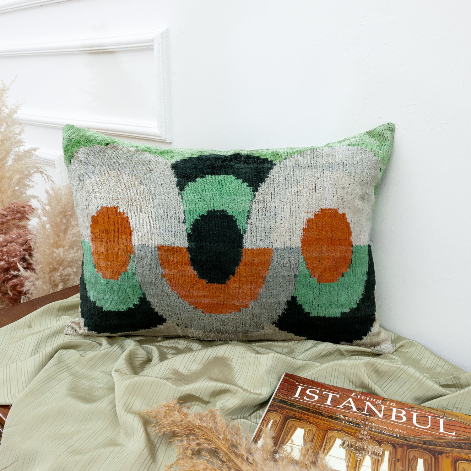 Daisy Çift Taraflı Modern Kırlent 60x40 cm-Yastık & Kırlent-Soho Antiq-NowShopFun