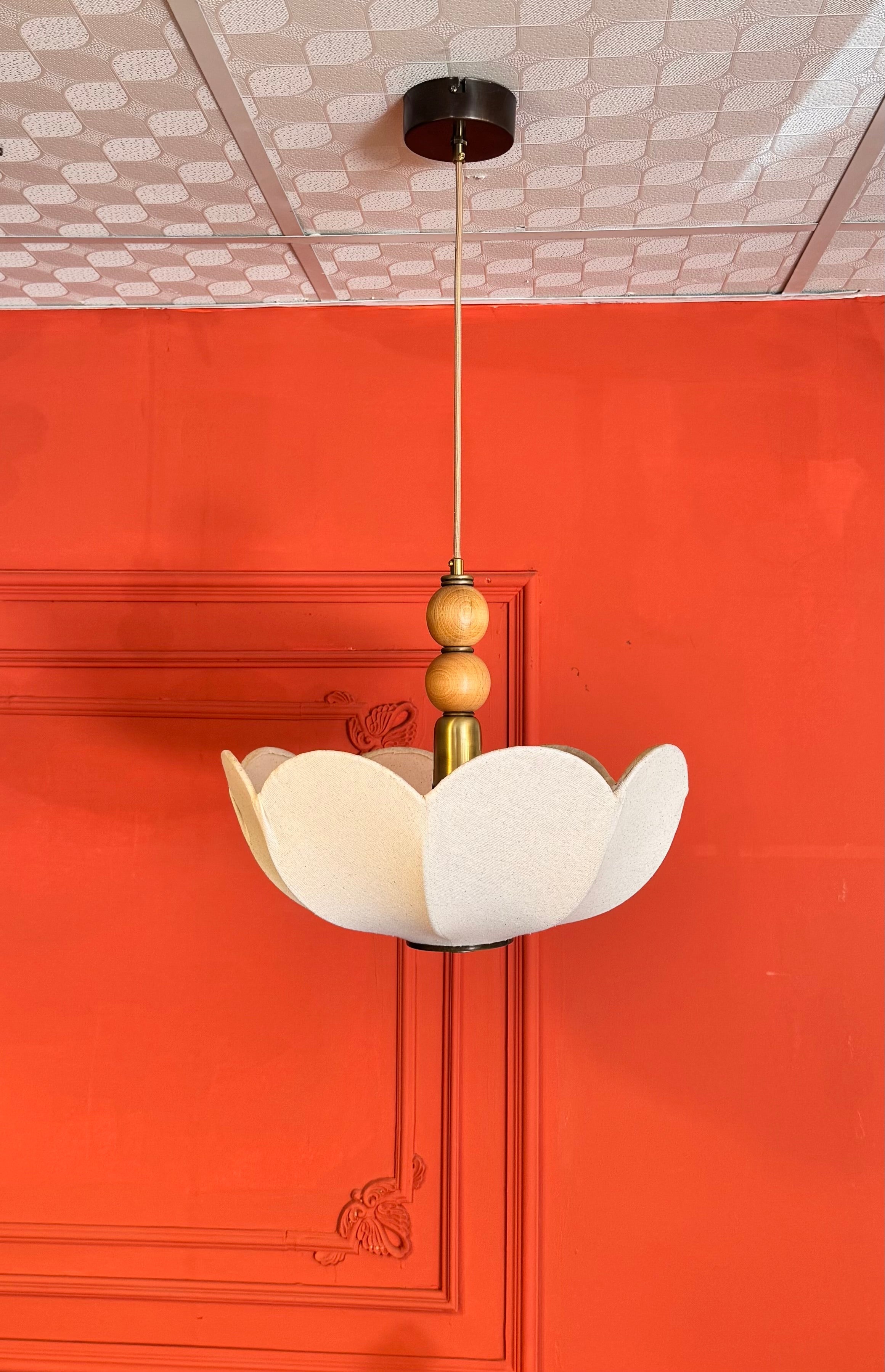 Daisy Jane Fransız Tarzı Keten Avize