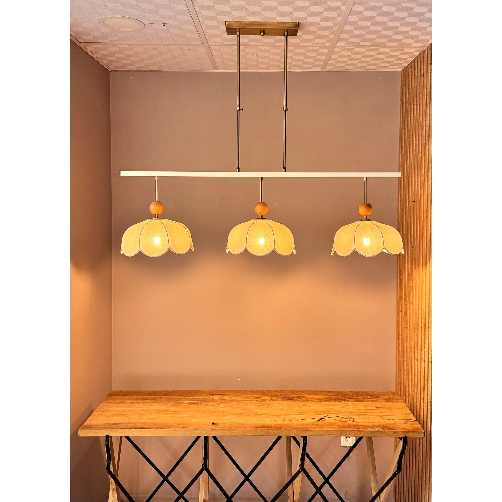 Daisy Three Fransız Tarzı Bar Üstü Avize-Tavan Aydınlatması-Motto Home Design-NowShopFun