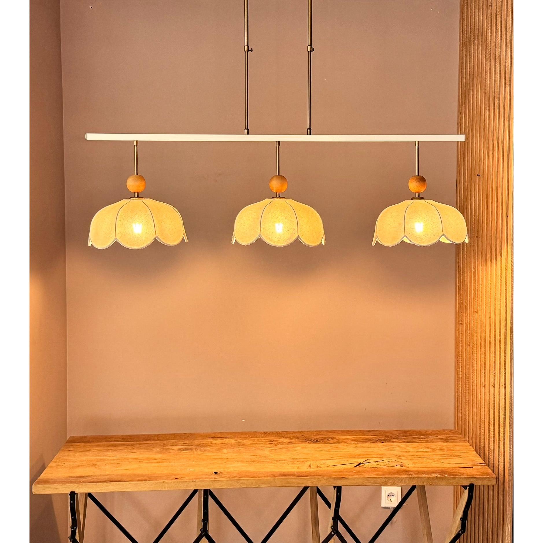 Daisy Three Fransız Tarzı Bar Üstü Avize-Tavan Aydınlatması-Motto Home Design-NowShopFun