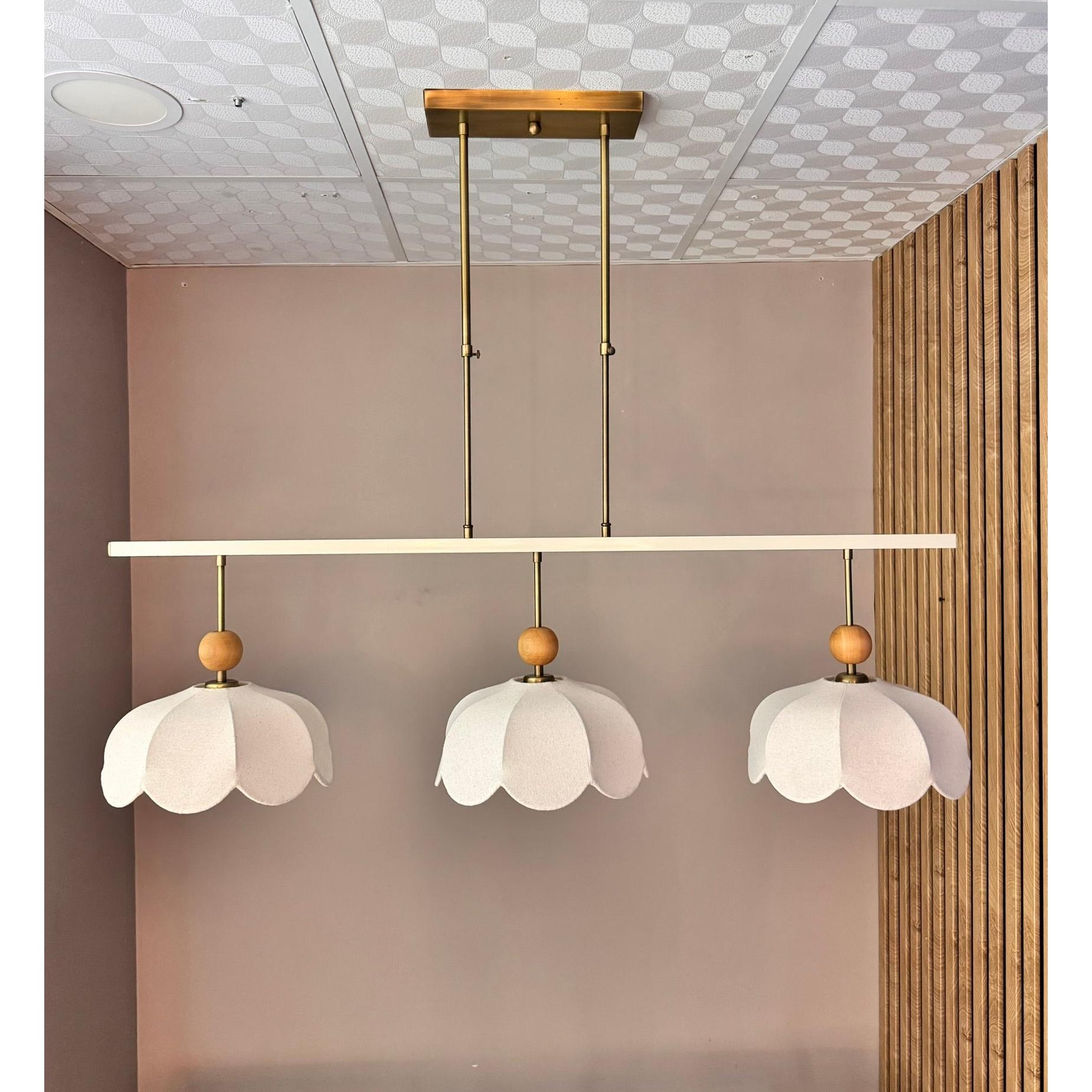 Daisy Three Fransız Tarzı Bar Üstü Avize-Tavan Aydınlatması-Motto Home Design-NowShopFun