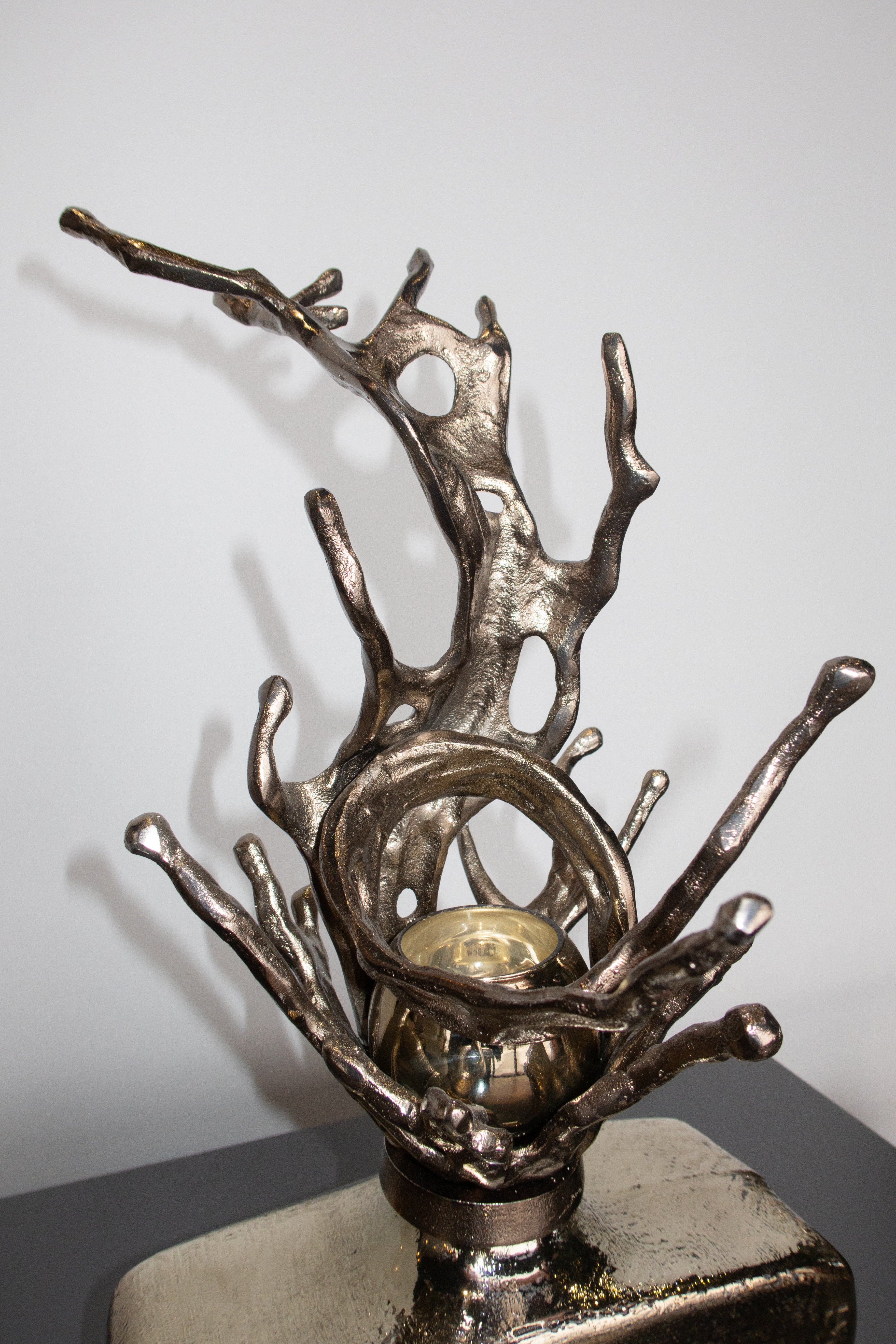 Dalga Mumluk Dekoratif Obje