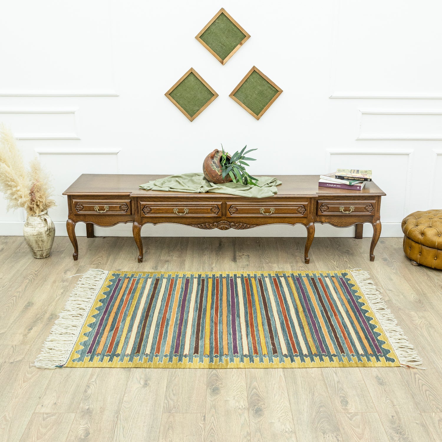 Dali El Dokuma Renkli Kilim 113x172 Cm