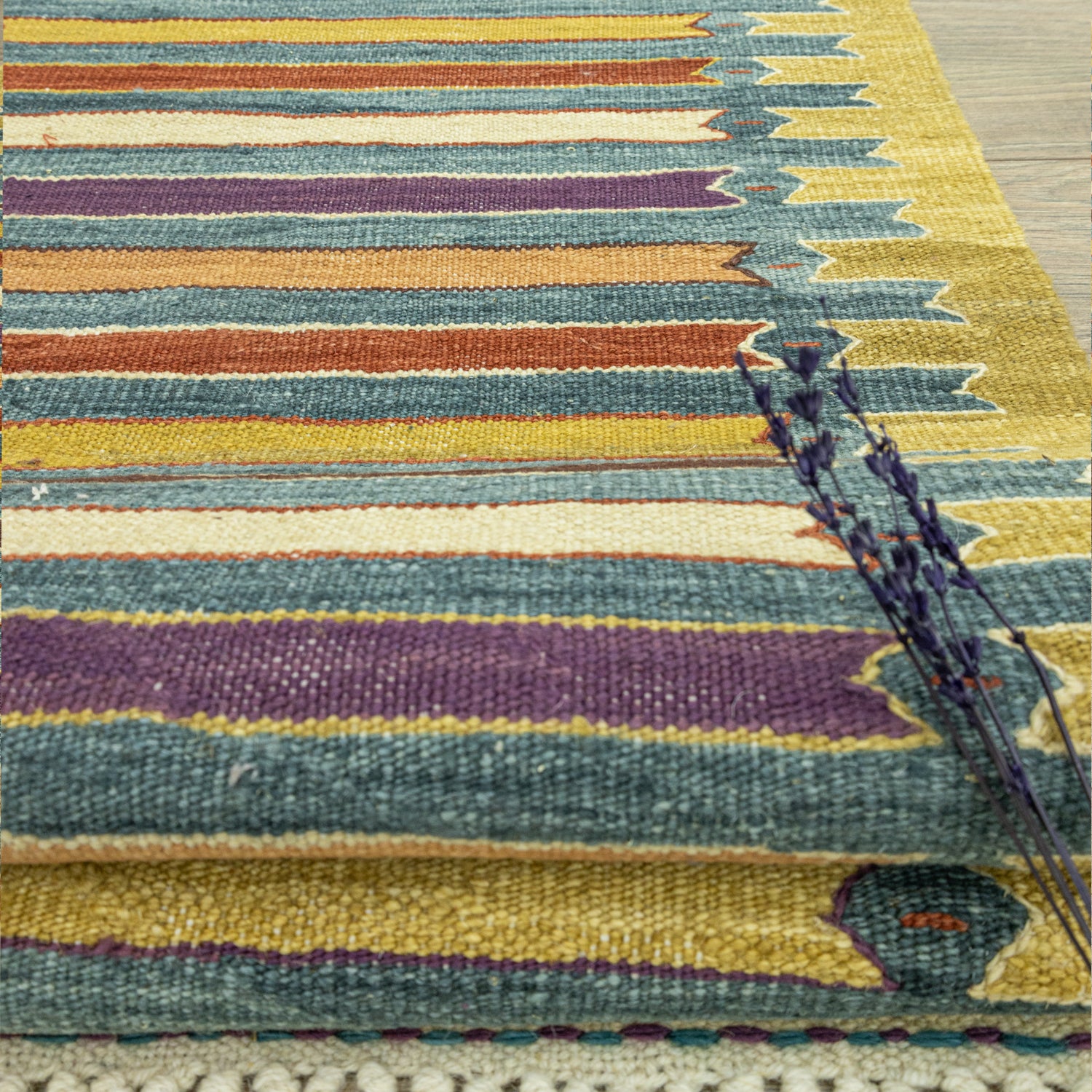 Dali El Dokuma Renkli Kilim 113x172 Cm