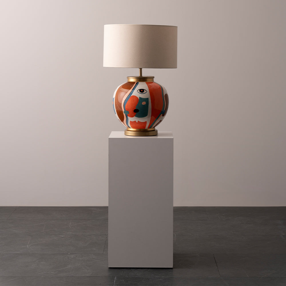 Dali El Yapımı Seramik Abajur-Abajur-Pinot Interior-NowShopFun