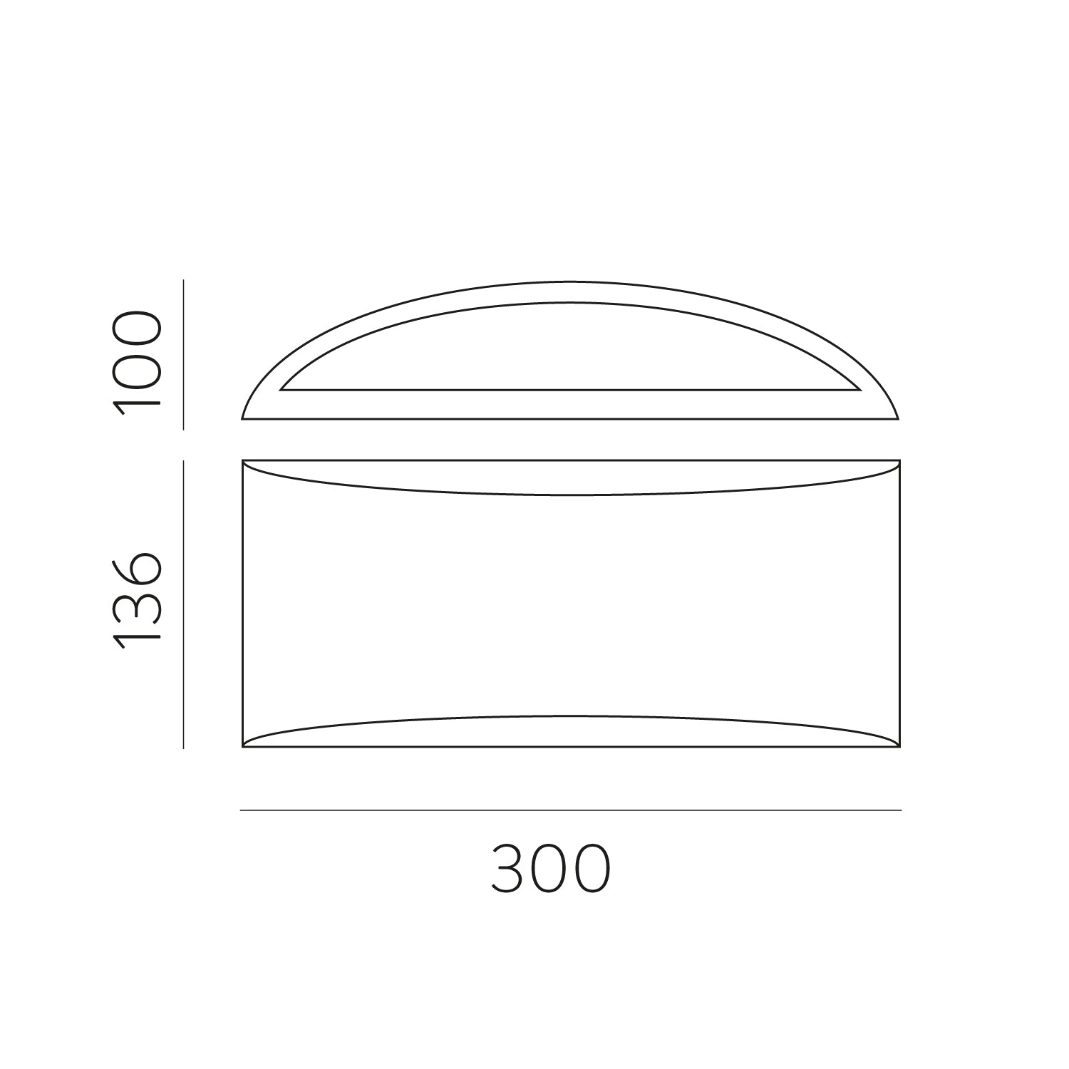 Dana Aplik 2l White 136x300 Cm 3000k Led E14 9w