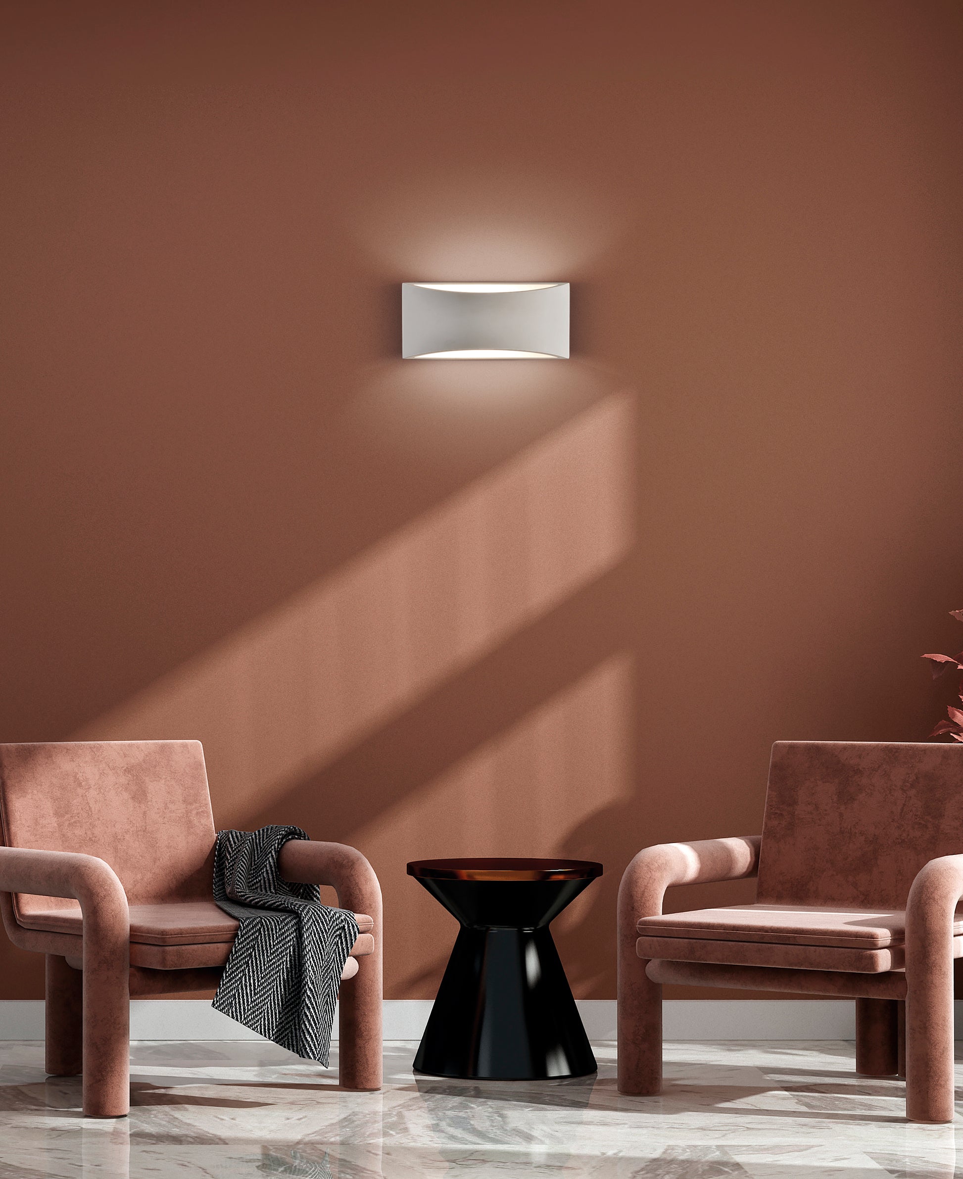 Dana Aplik 2l White 136x300 Cm 3000k Led E14 9w