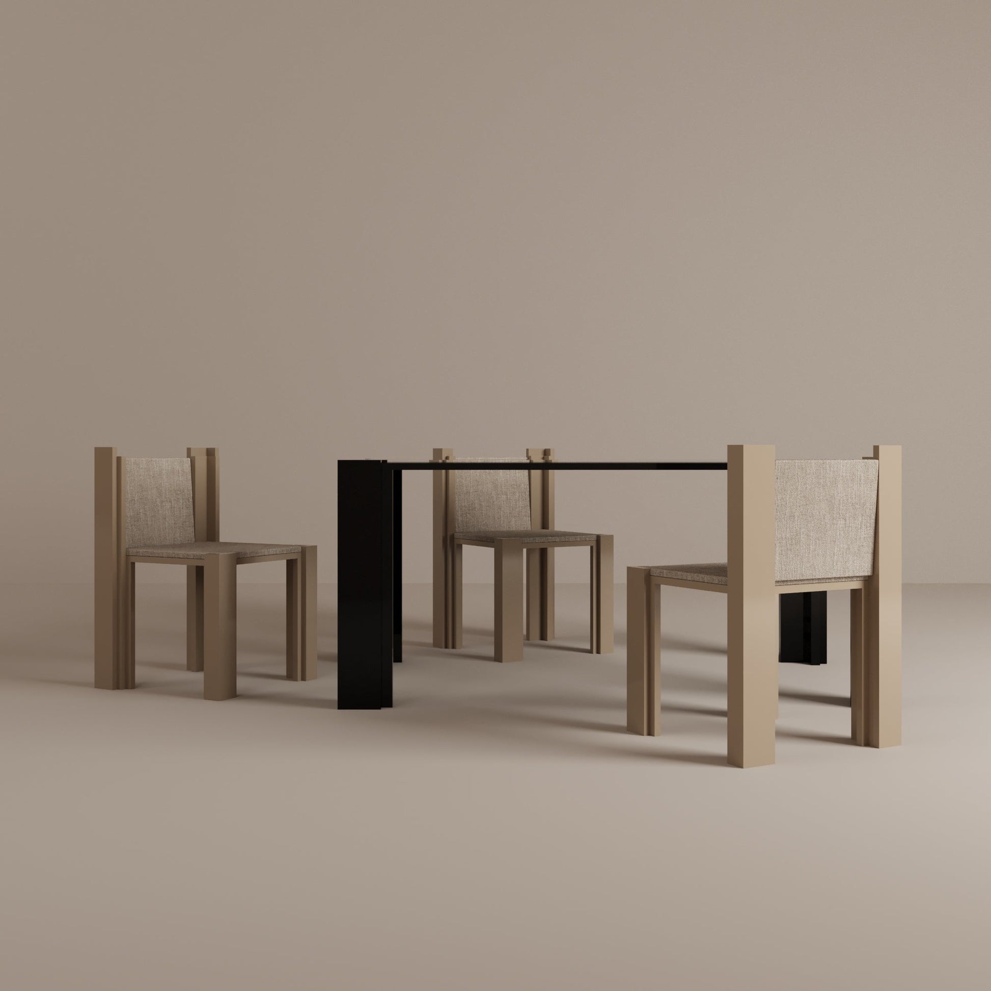 De Stijl Table - Beige