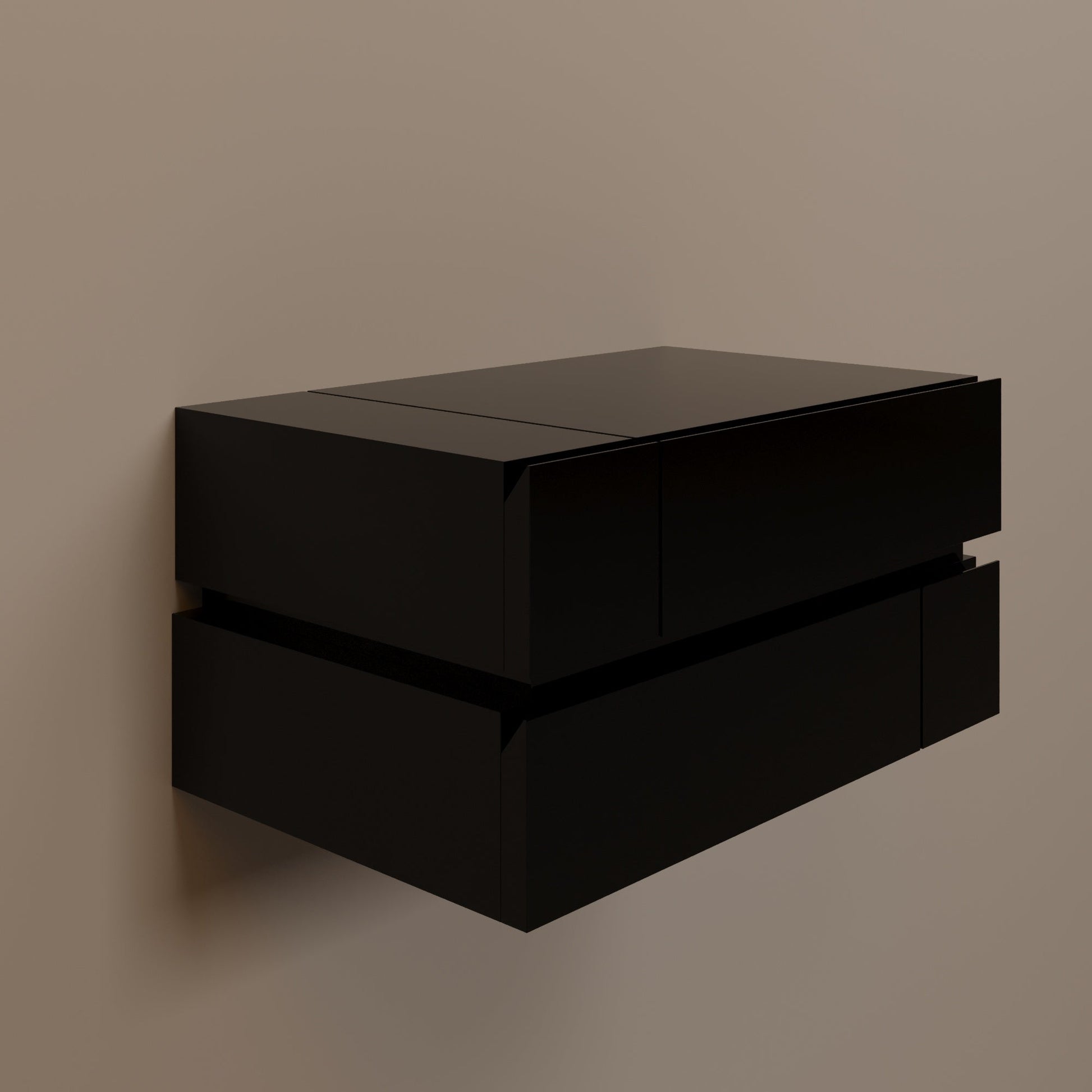 DE STIJL WALL MOUNTED Bedside Table - Cream