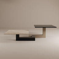 De Stijl L Mermer Alçak Orta Sehpa-Orta Sehpa-Creande-NowShopFun